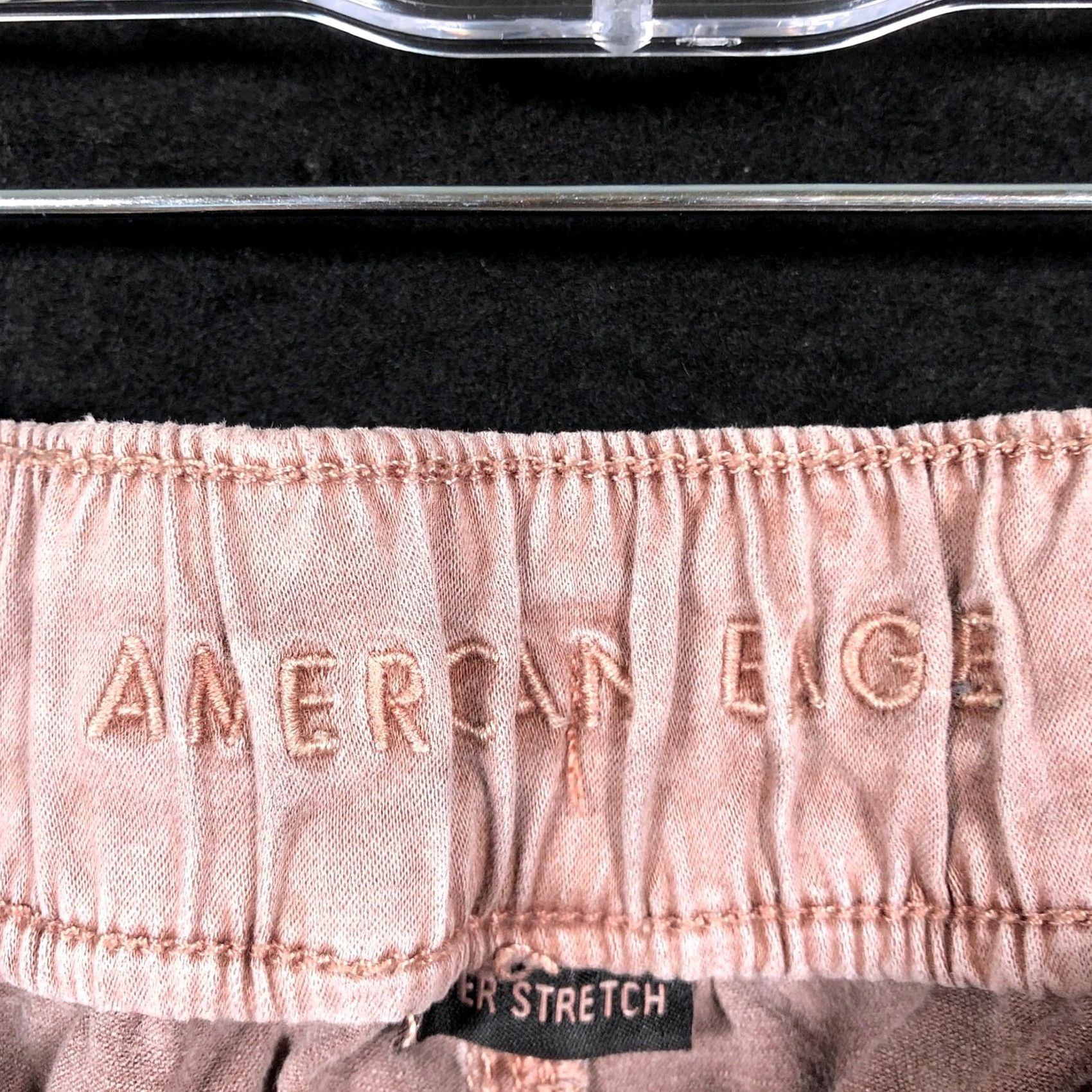 American Eagle Outfitters VINTAGE American Eagle Womens Pants Dusty Purple High Rise Ankle Zip Stretch 16 Size 38" / US 16 / IT 52 - 4 Thumbnail