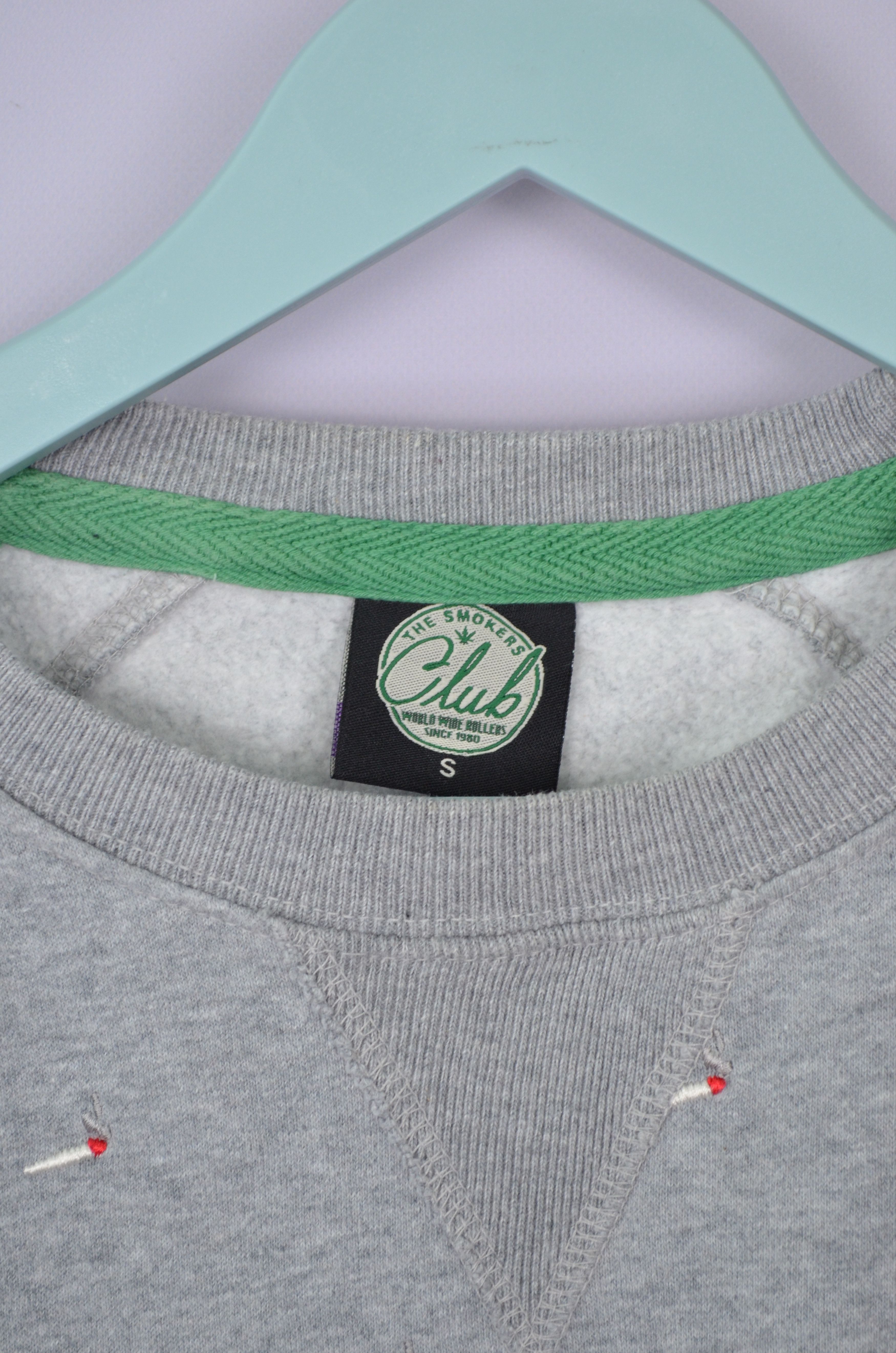 Designer The Smokers Club Crewneck Pullover Sweatshirt Size S Joint Size US S / EU 44-46 / 1 - 6 Thumbnail