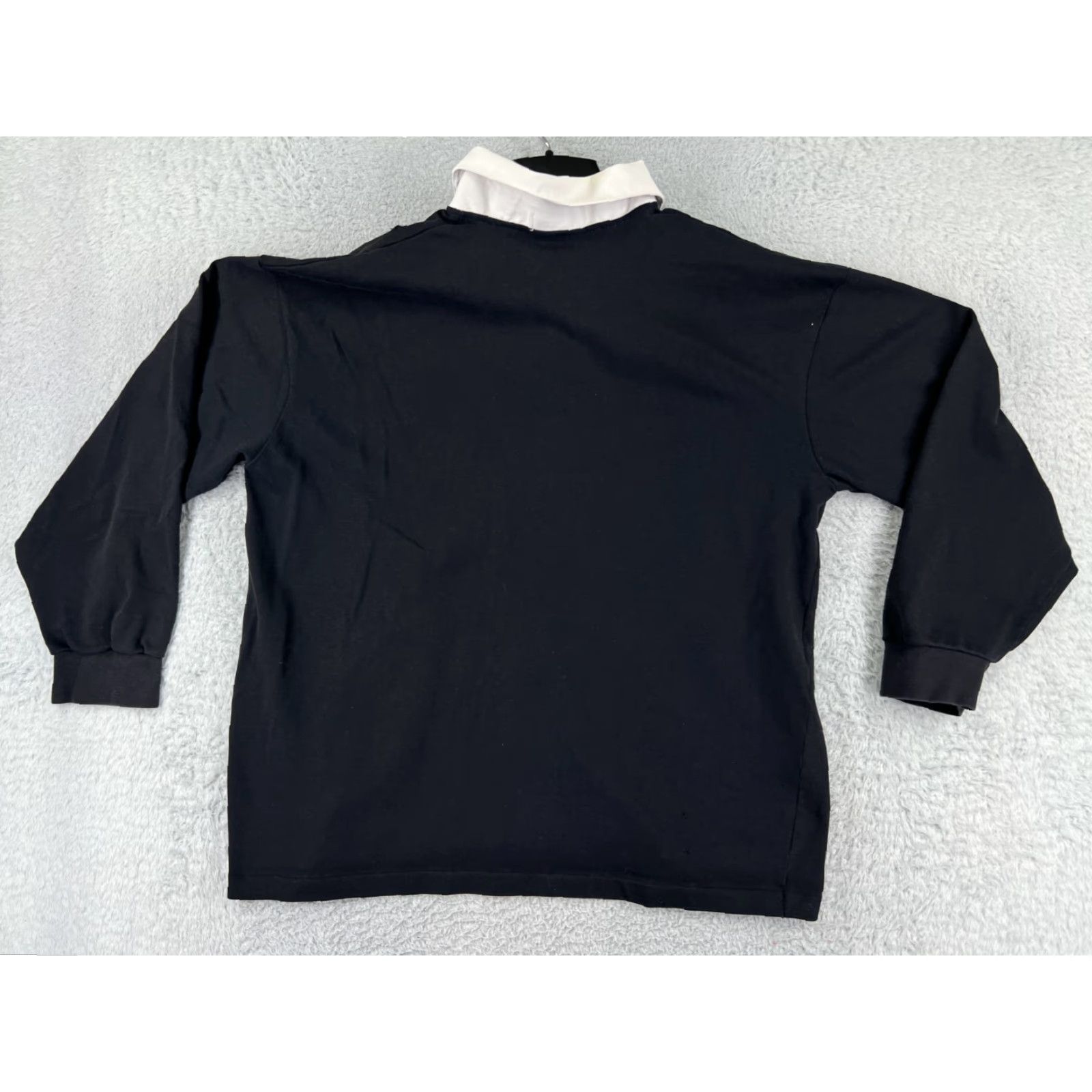 Vintage VINTAGE Outer Banks Polo Shirt Mens 2XL Black 90s Polo Shirt Mens Short Sleeve Knit 100% Cotton Logo Embroidered Size US XXL / EU 58 / 5 - 2 Thumbnail
