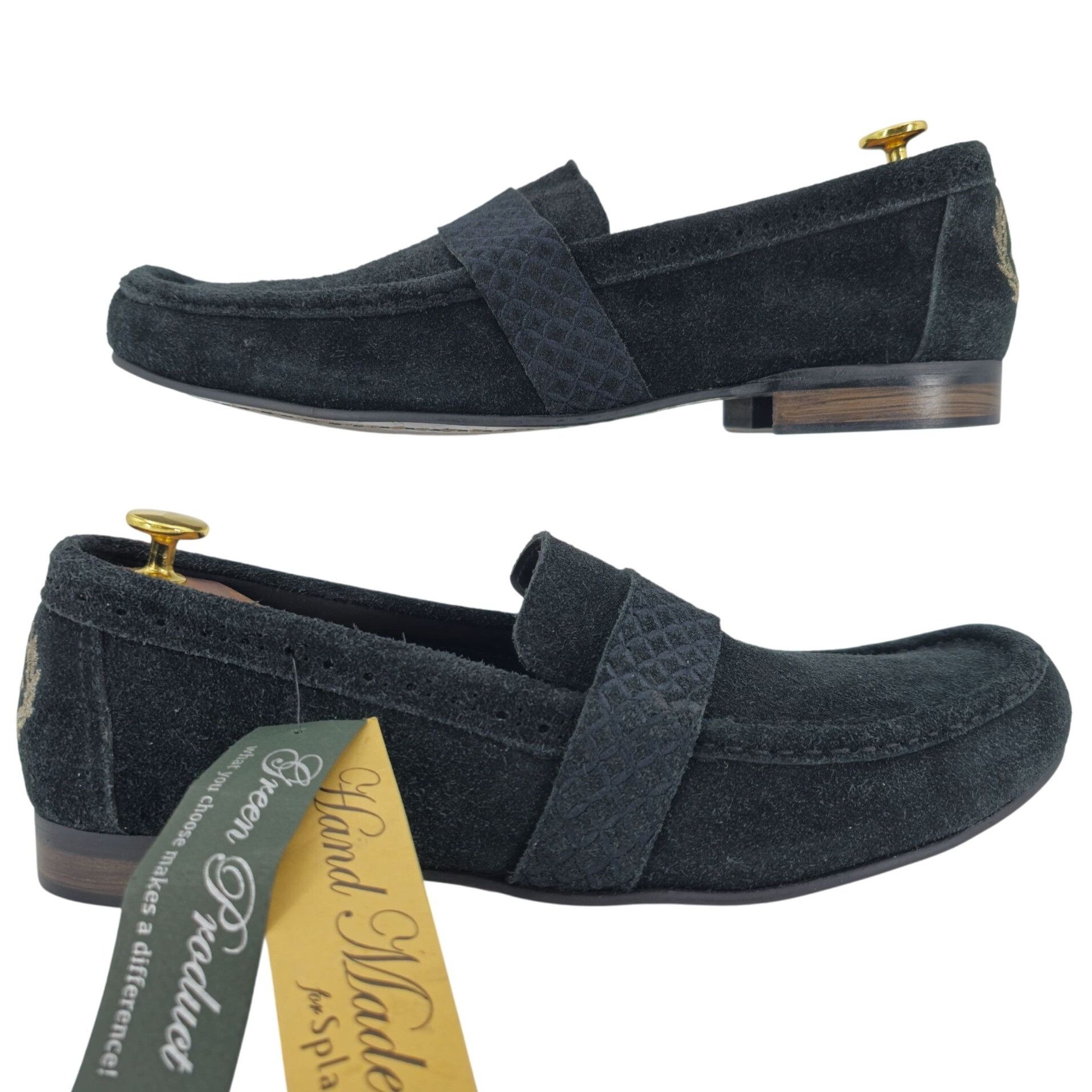 Other NEW Turk & Fillmore London Dress Shoes Black Suede Mens 12 Size US 12 / EU 45 - 8 Thumbnail