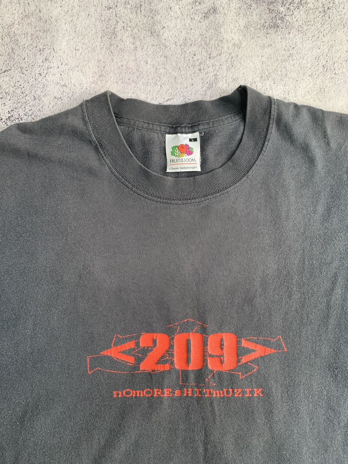 Band Tees × Vintage Vintage Y2K <209> no more shit muzik Band T Shirt Size US L / EU 52-54 / 3 - 4 Thumbnail