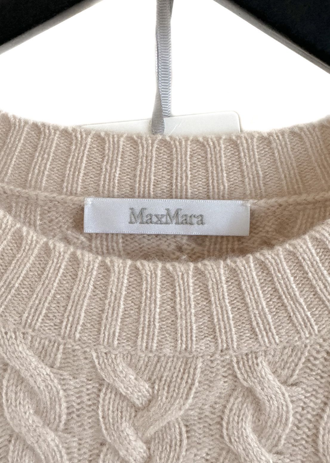 Max Mara Max Mara Breda Wool Cashmere Blend Cable Knit Sweater Size XS / US 0-2 / IT 36-38 - 5 Thumbnail