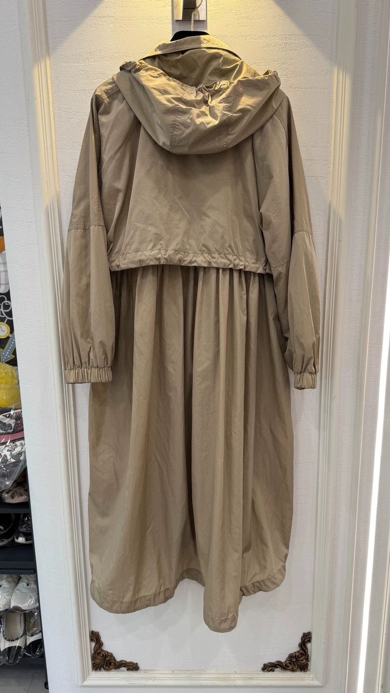 Max Mara Max Mara Khaki Long Trench Coat Size S / US 4 / IT 40 - 2 Thumbnail