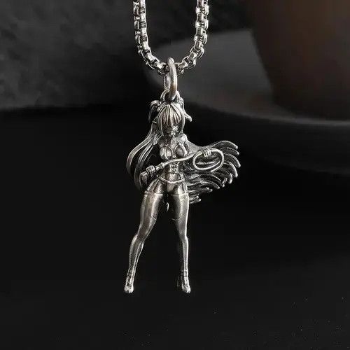 Vintage Classic Style Wings Girls Pendant Necklace Size ONE SIZE - 2 Thumbnail