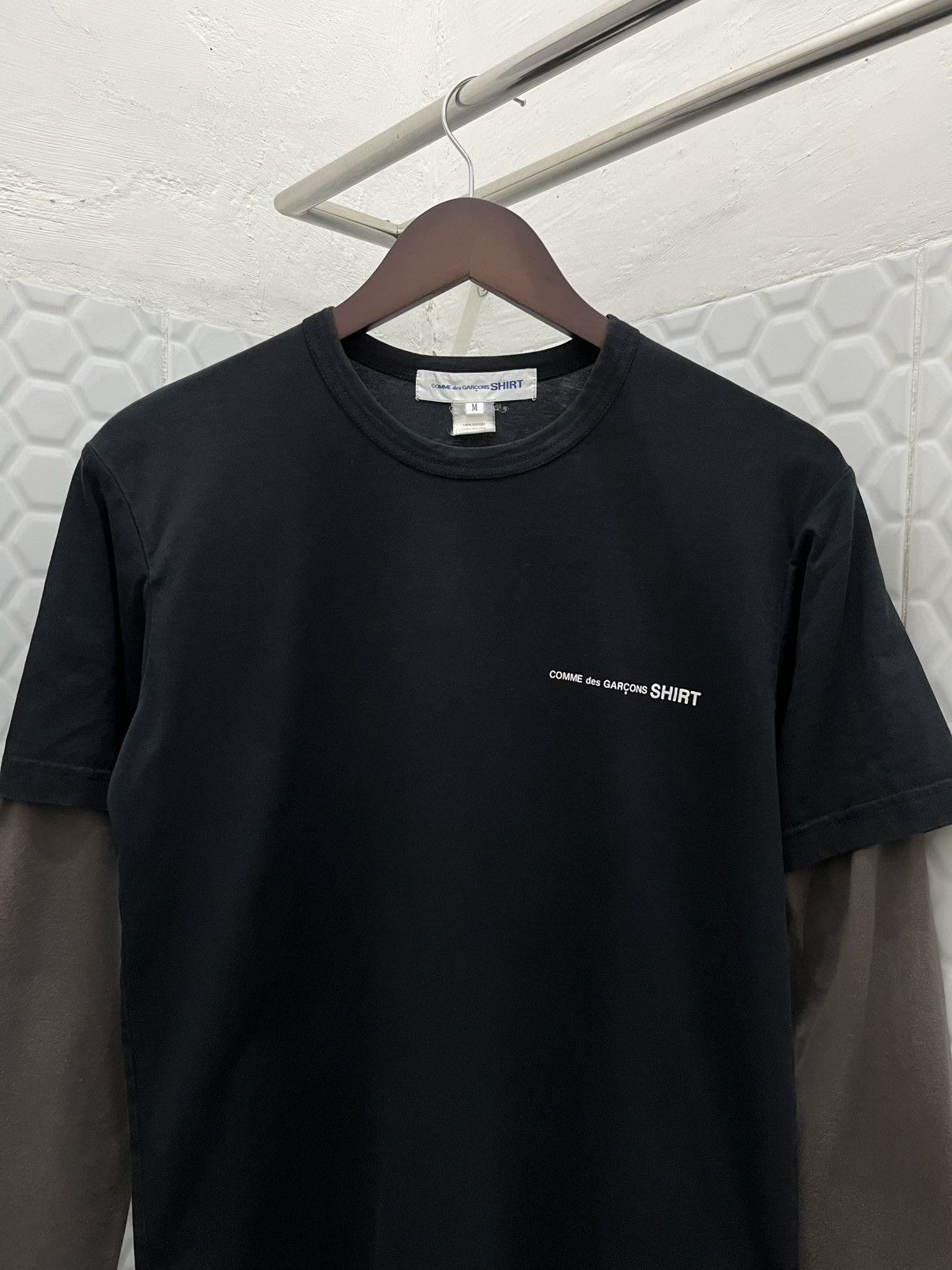 Comme des Garcons Homme Comme Des Garcons Double Layer Longsleeve Size US M / EU 48-50 / 2 - 4 Thumbnail