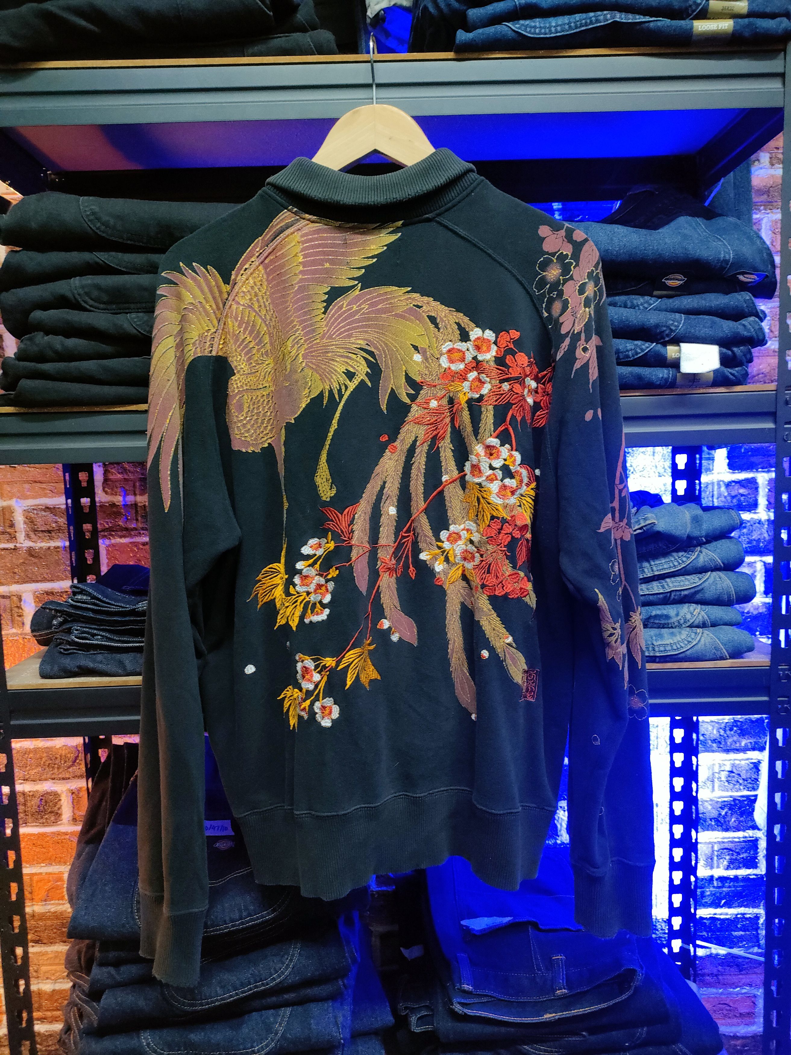 Japanese Brand Karakuri Phoenix Sweater Size US L / EU 52-54 / 3 - 1 Thumbnail