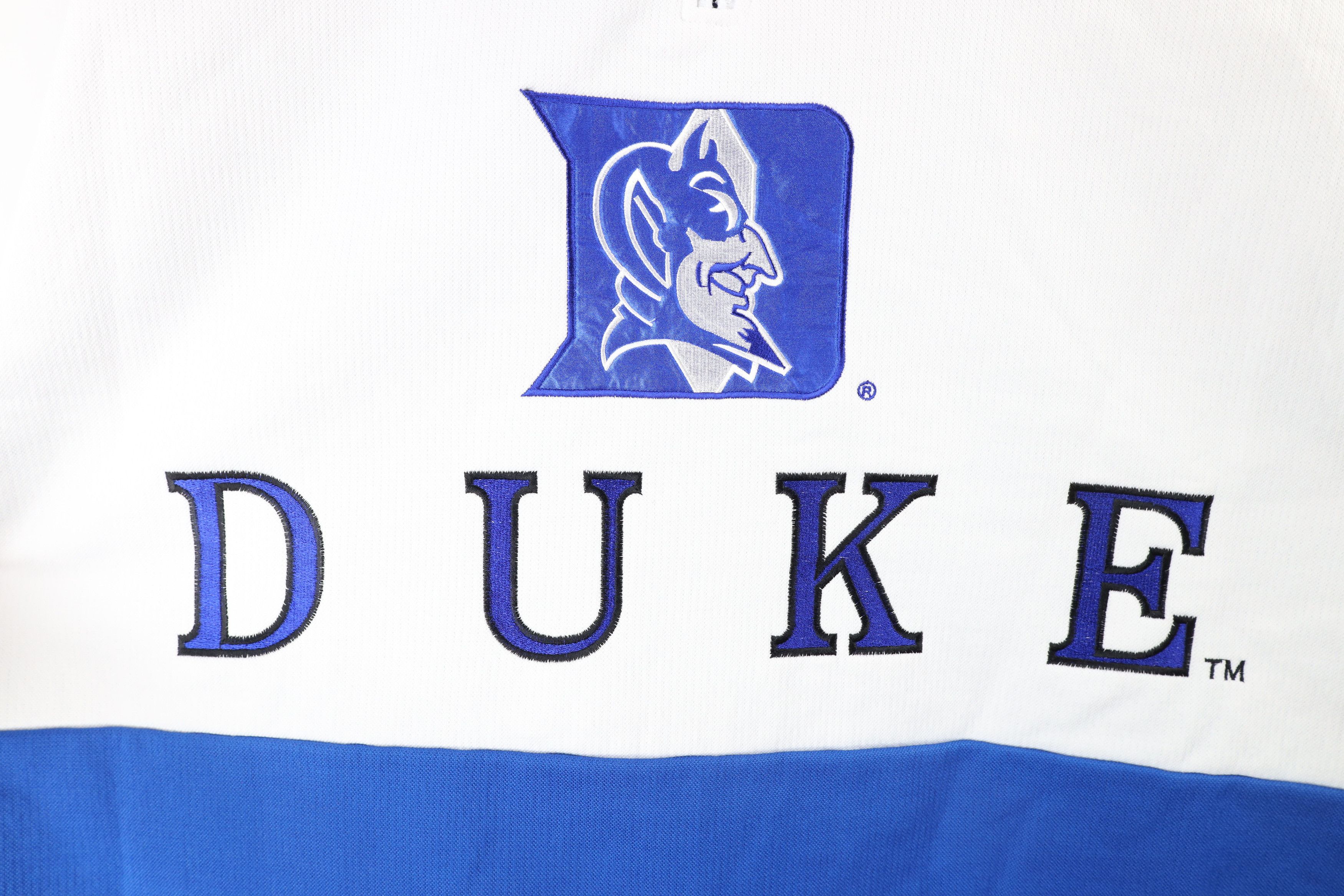 Vintage NOS Vintage 90s Out Duke University Half Zip Sweatshirt Size US XL / EU 56 / 4 - 8 Thumbnail