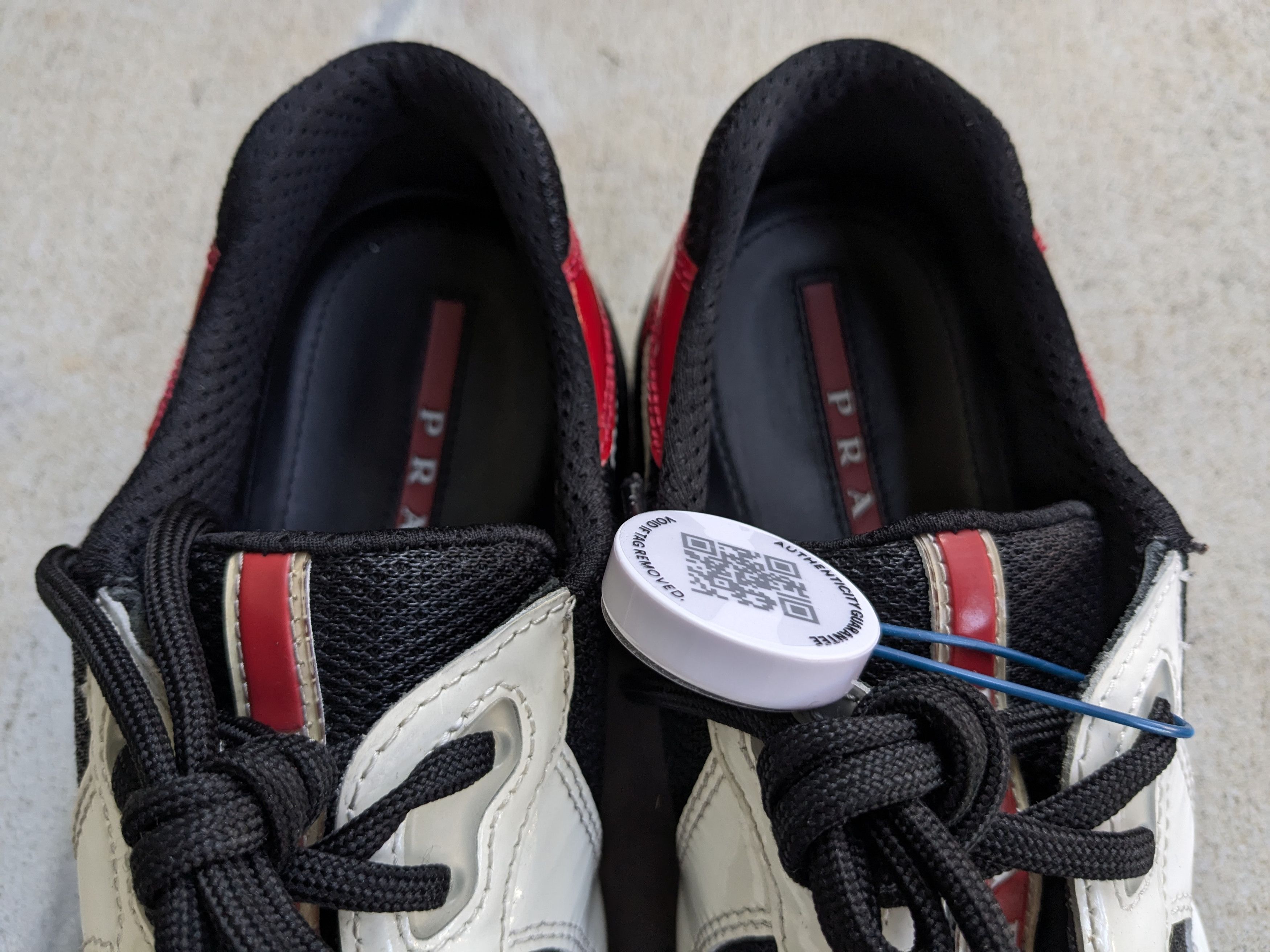 Prada Prada America's Cup Black 9.5 Leather Low Tops PS0906 Size US 9.5 / EU 42-43 - 7 Thumbnail