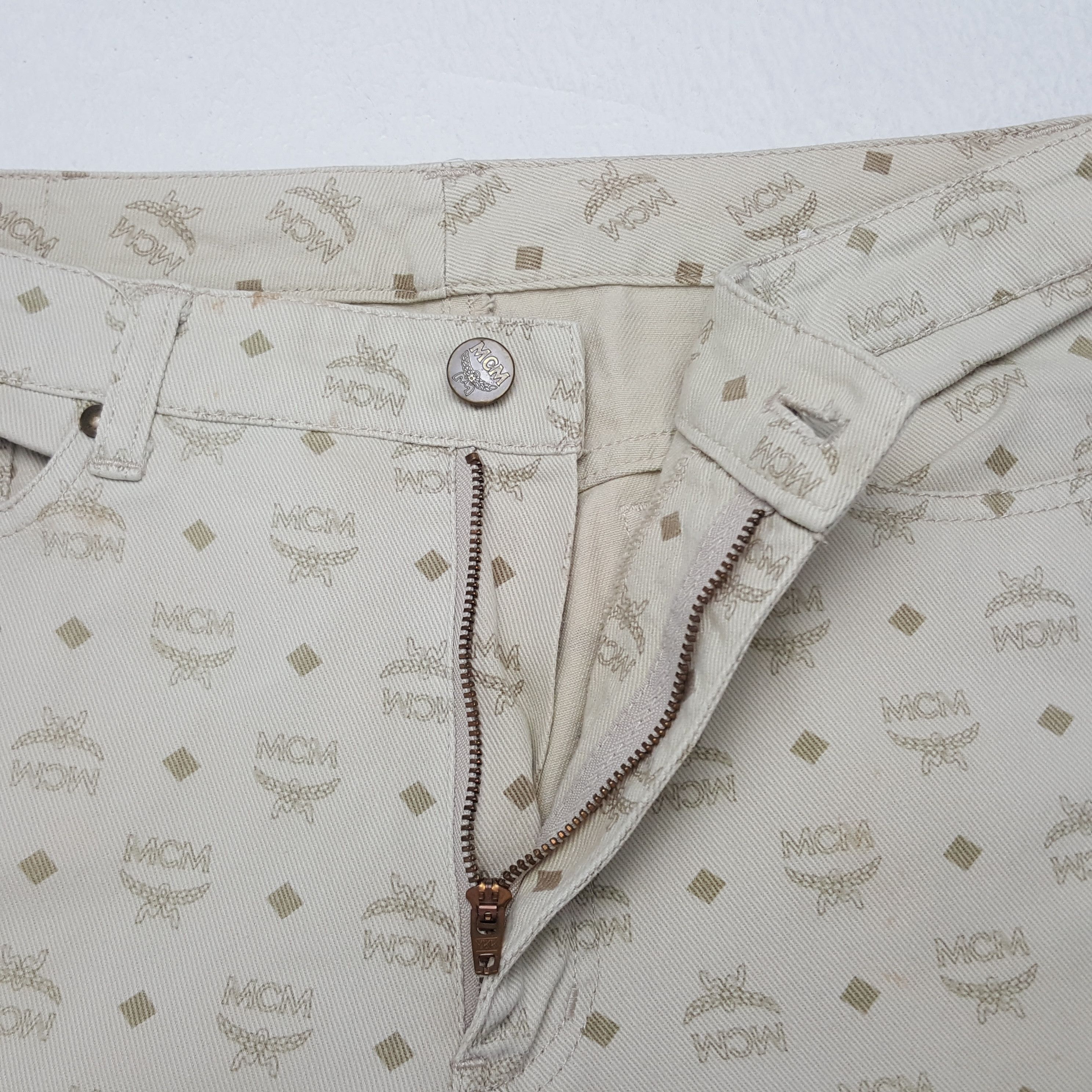 MCM × Vintage Vintage MCM Legere Monogram Pants Size US 29 - 12 Thumbnail