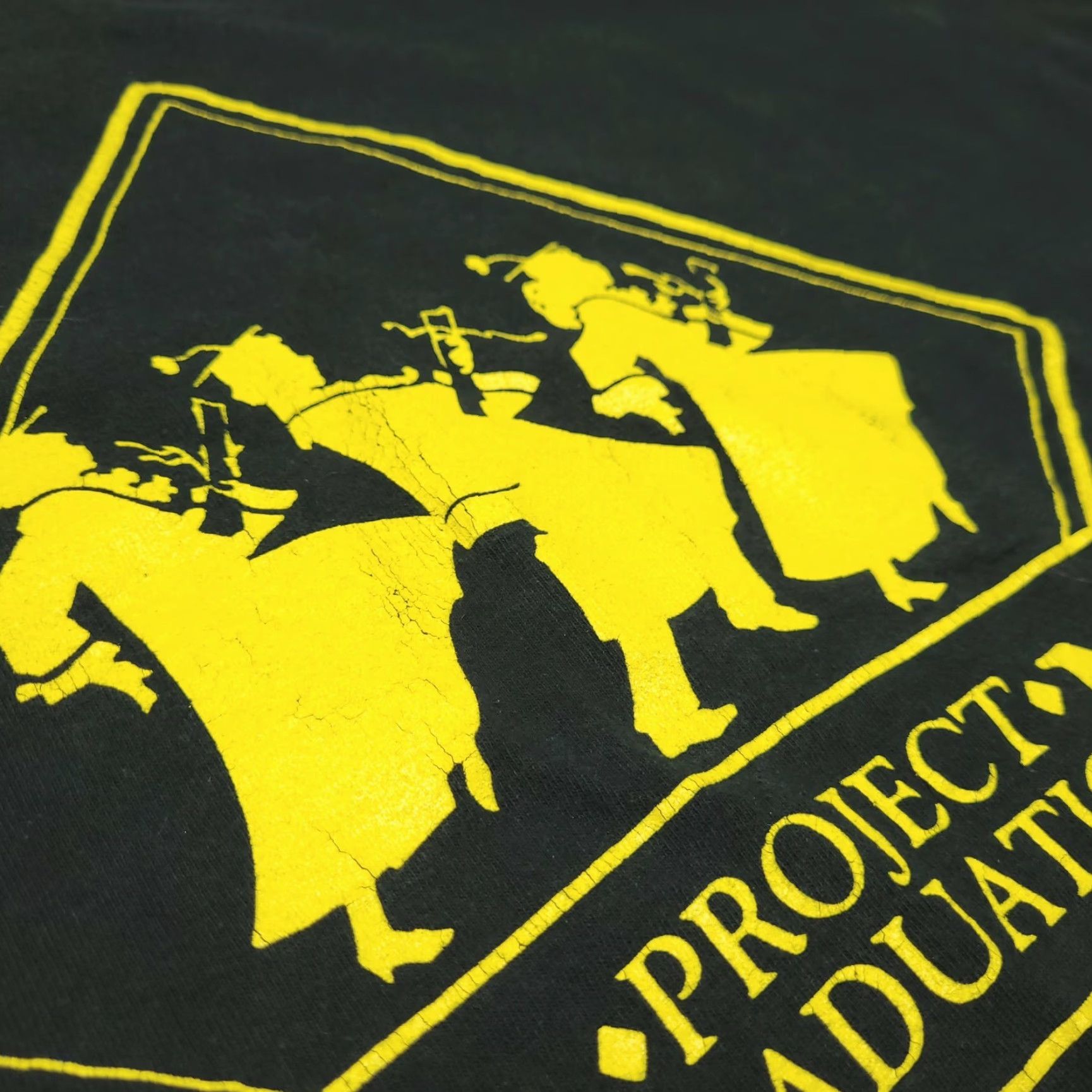 Fruit Of The Loom VINTAGE Project Graduation 96.3 FM Detroit Black Short Sleeve T-Shirt Unisex Adults XL Crew Neck Cotton Logo 90s Size US XL / EU 56 / 4 - 3 Thumbnail