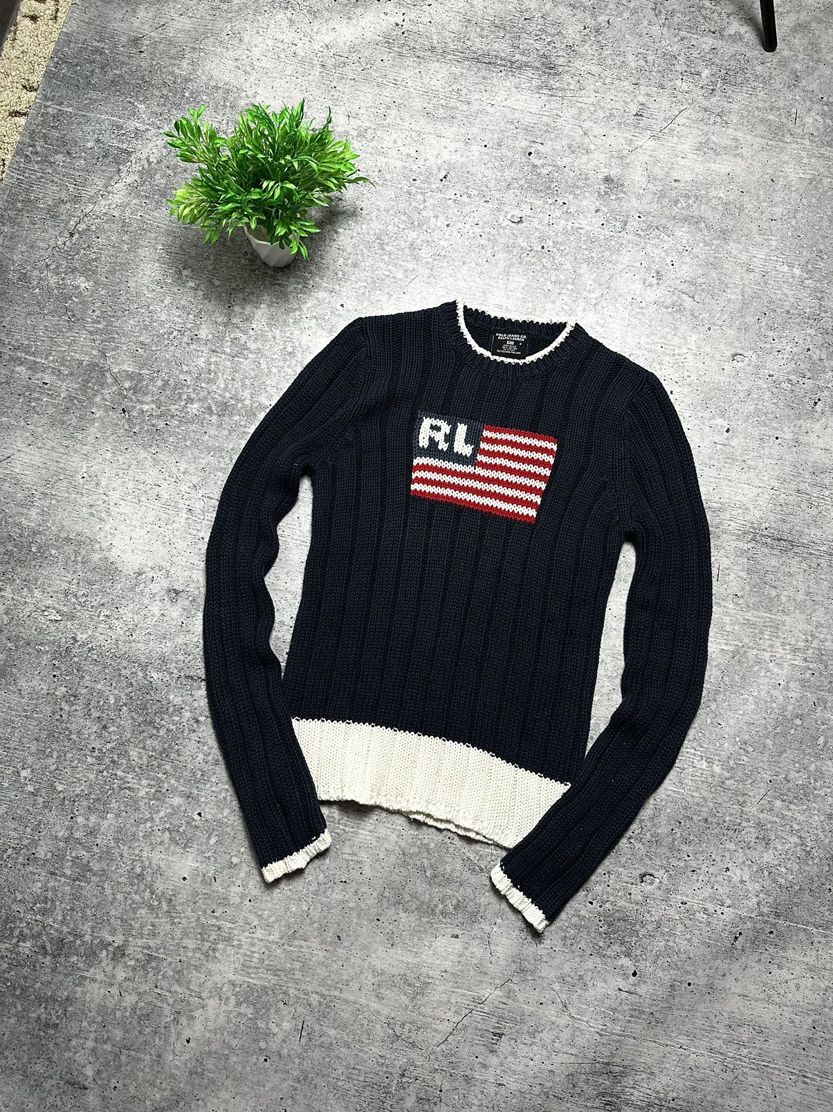Polo Ralph Lauren Polo Jeans Company Ralph Lauren USA Y2K Knitted Sweater Size S / US 4 / IT 40 - 2 Thumbnail