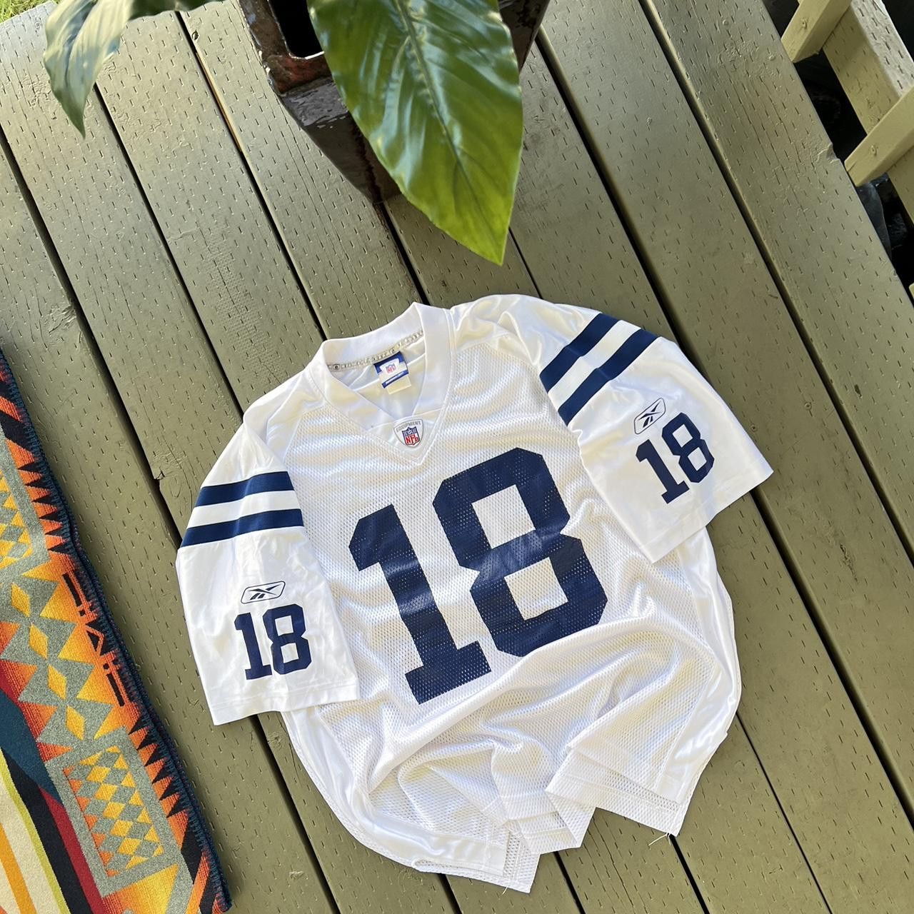 NFL × Reebok × Vintage INDIANAPOLIS COLTS PEYTON MANNING Jersey Size US XL / EU 56 / 4 - 1 Thumbnail