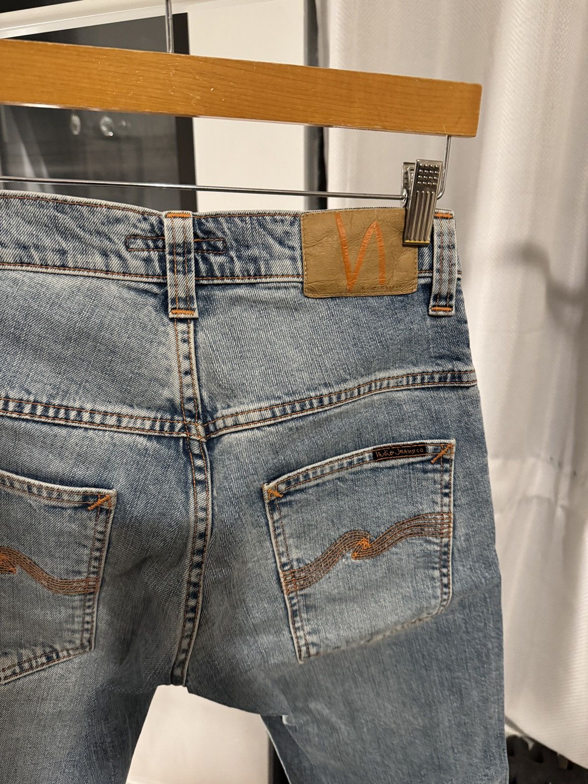 Nudie Jeans Nudie Jeans Thin Finn Light Wash Jeans Size US 28 / EU 44 - 3 Thumbnail