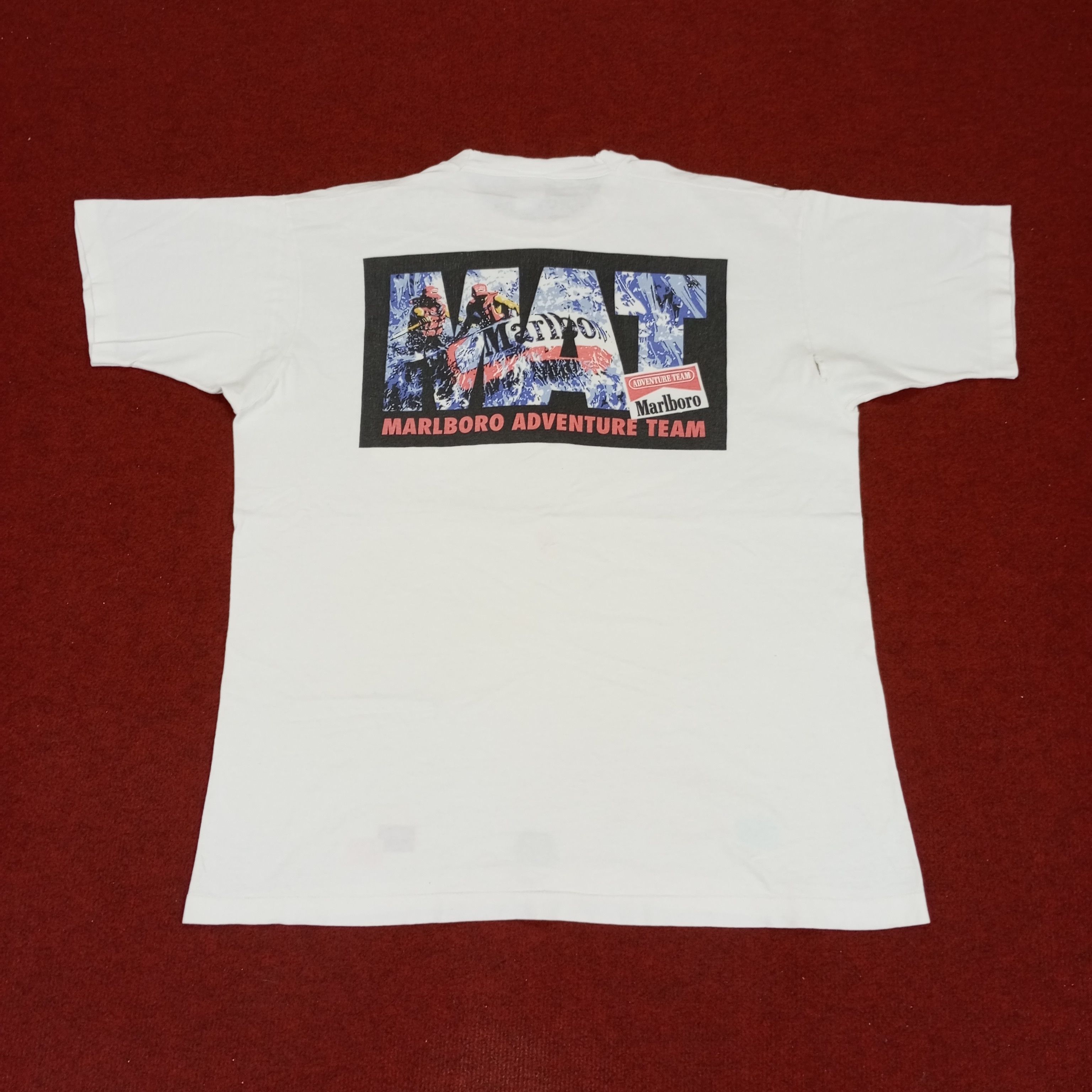 Marlboro × Vintage Marlboro Adventure Team Pocket Vintage Distressed Tshirt Size US XL / EU 56 / 4 - 1 Thumbnail