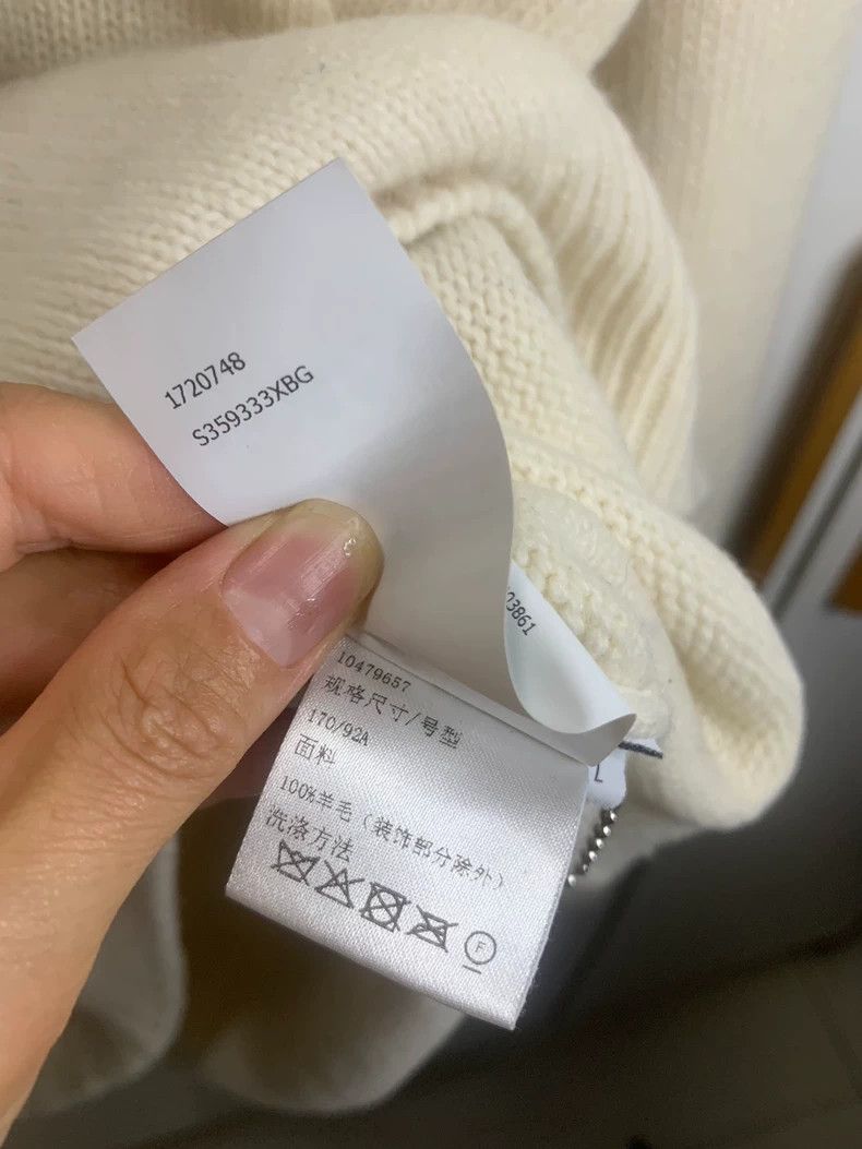Loewe LOEWE White long sweater Size L / US 10 / IT 46 - 8 Thumbnail