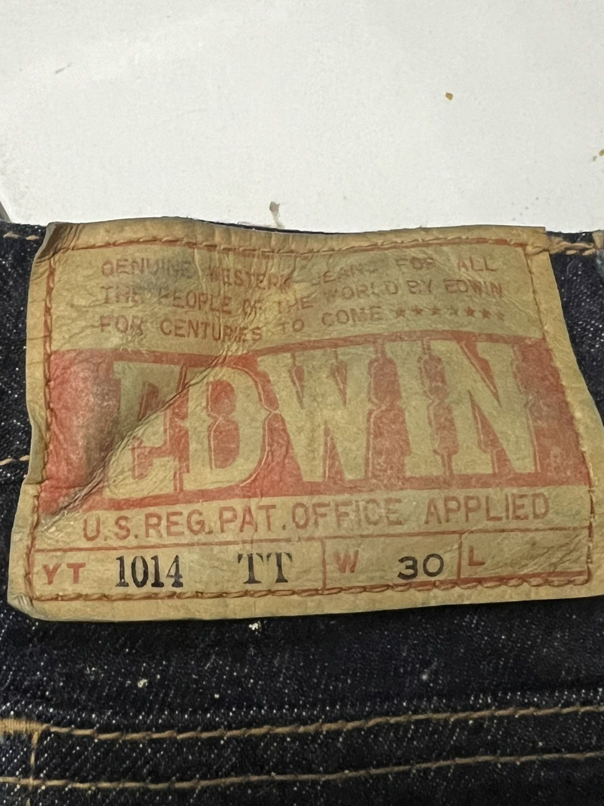 Edwin Vintage 60s EDWIN 1014 TT Super Flare blue Denim Size US 30 / EU 46 - 8 Thumbnail
