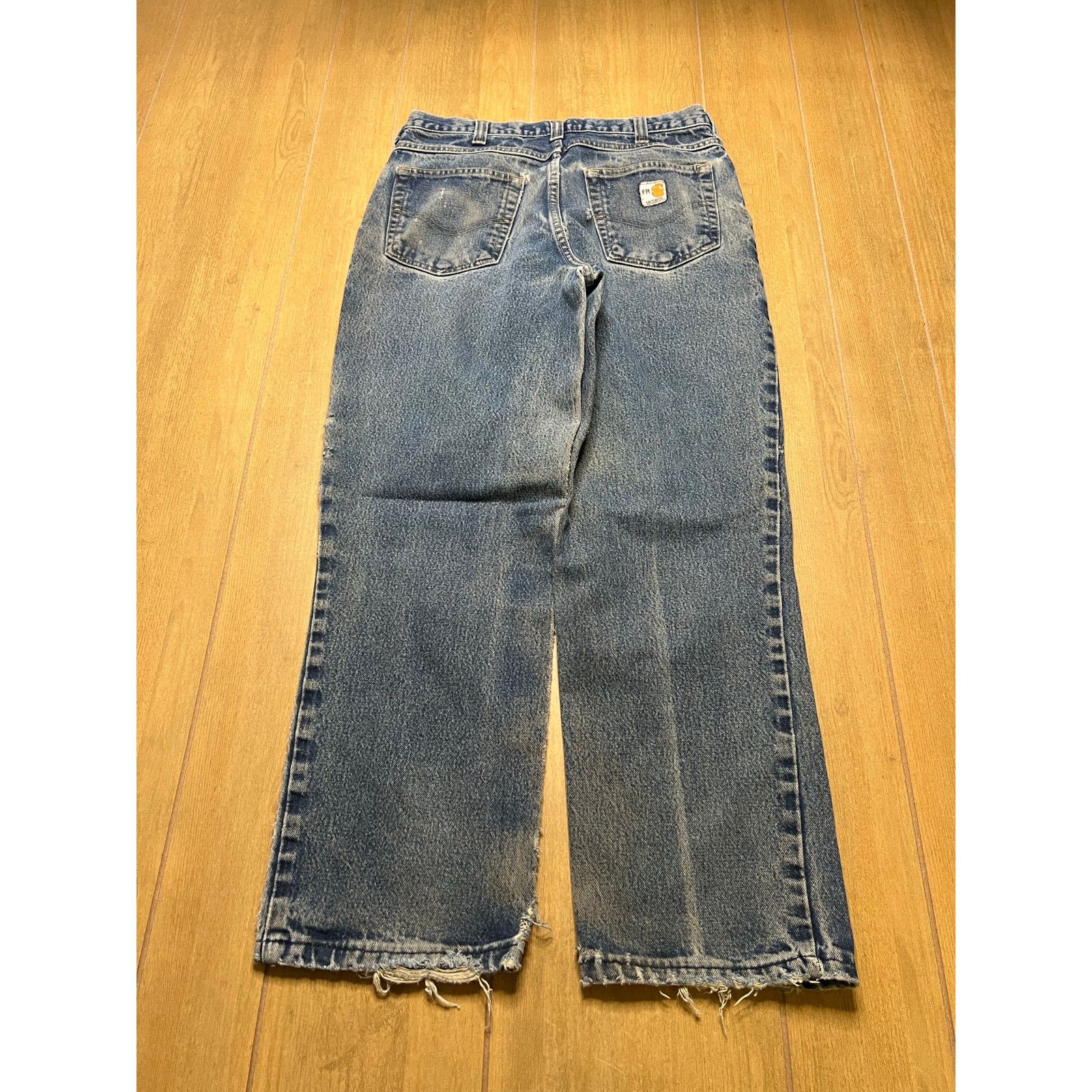 Carhartt Vintage Carhartt FR Actual Sz 30x28 Men’s Blue Denim Y2K Size US 32 / EU 48 - 6 Thumbnail