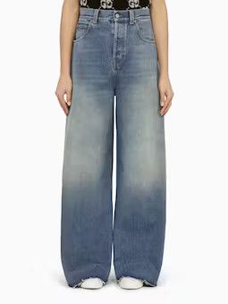 image of Gucci O1D2Blof0124 Trouser In Blue, Women's (Size 27)