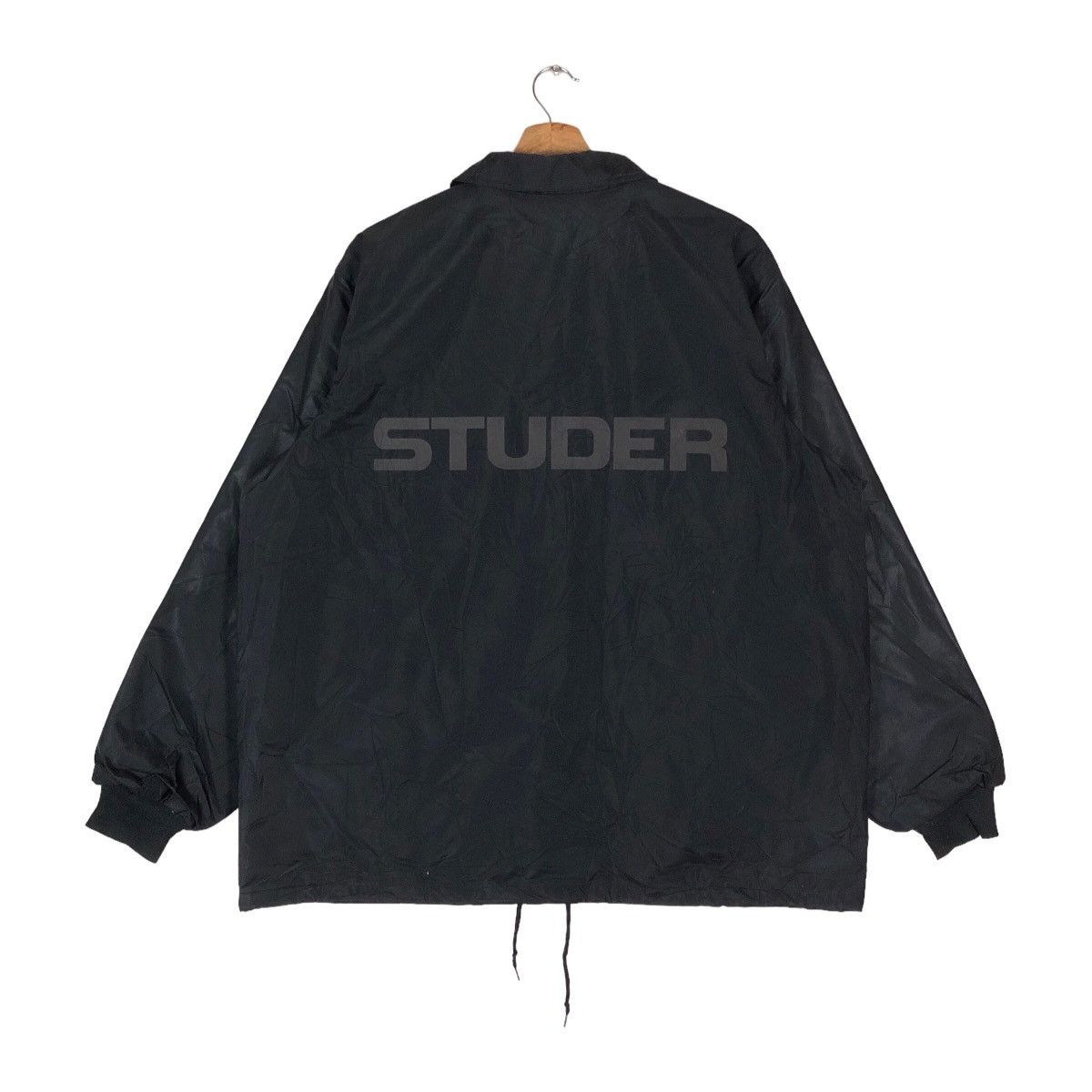 A.P.C. Vintage A.P.C. Studer Spell Out Snap Button Jacket Size US L / EU 52-54 / 3 - 4 Thumbnail