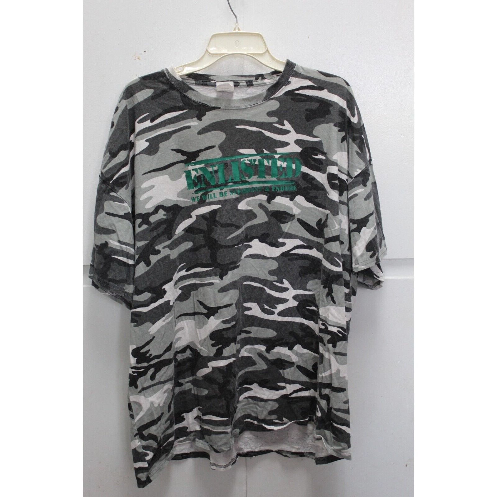 47 Brand Port Black/White Camo T Shirt Mens 3XL Graphic 100% Cotton Size US XXL / EU 58 / 5 - 1 Thumbnail