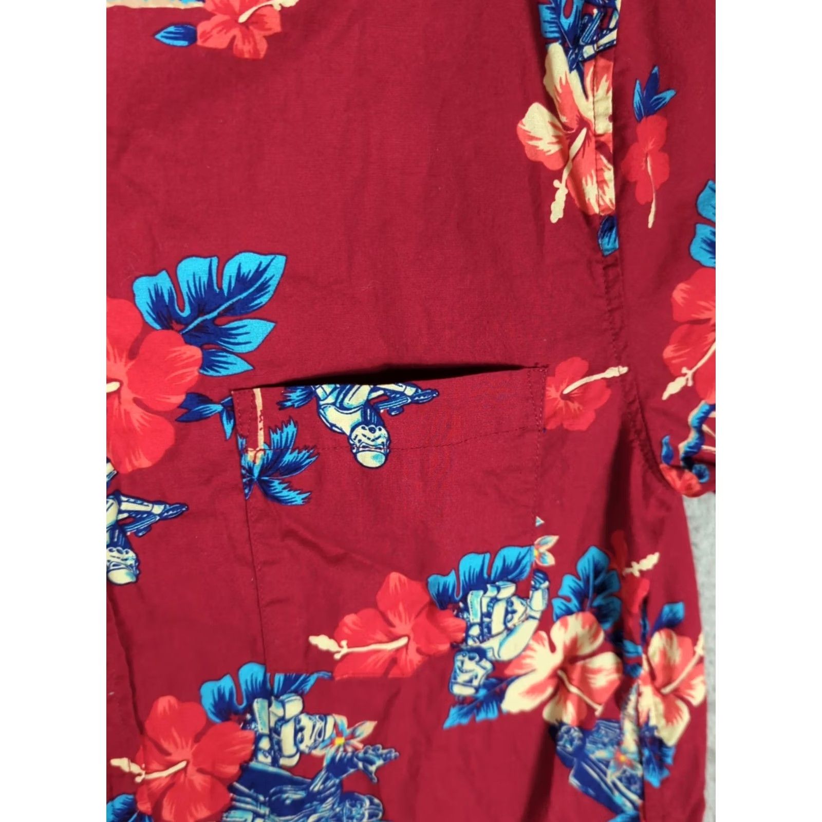 Star Wars Star Wars Hawaiian Shirt Mens Small Red Button Up Tropical Darth Vader Floral Size US S / EU 44-46 / 1 - 4 Thumbnail