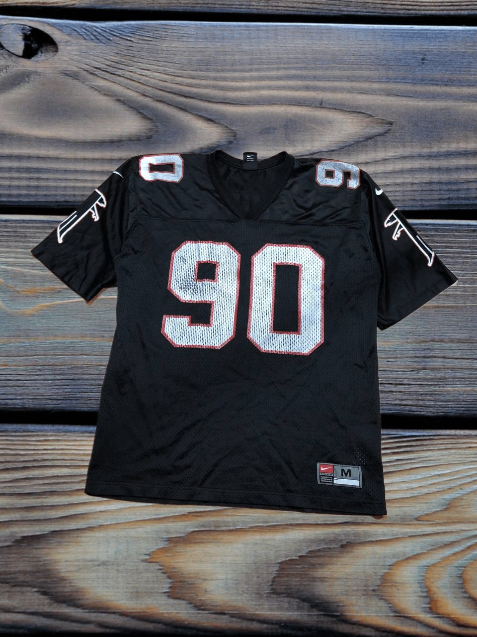 Nike Nike Chuck Smith #90 Atlanta Falcons Black Team Jersey Size US M / EU 48-50 / 2 - 1 Thumbnail