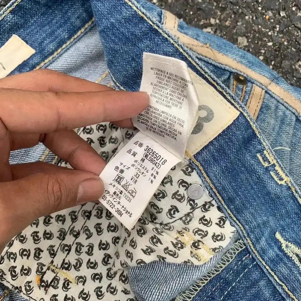 Jimmy Taverniti DESIGNER DENIM TAVERNITI JEANS BY JIMMY TAVERNITI DISTRESSED Size US 33 - 13 Thumbnail