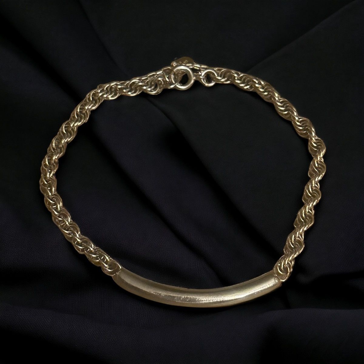 Other × Vintage Vintage Les Bernard gold tone Singapore rope chain bracelet Size ONE SIZE - 1 Thumbnail