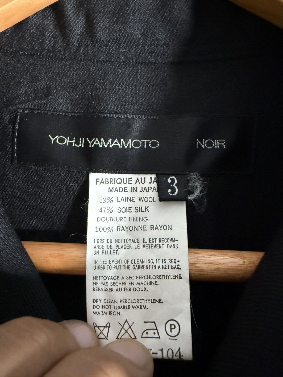 Yohji Yamamoto + Noir A/W 2005 Wool Silk Belted Long Coat