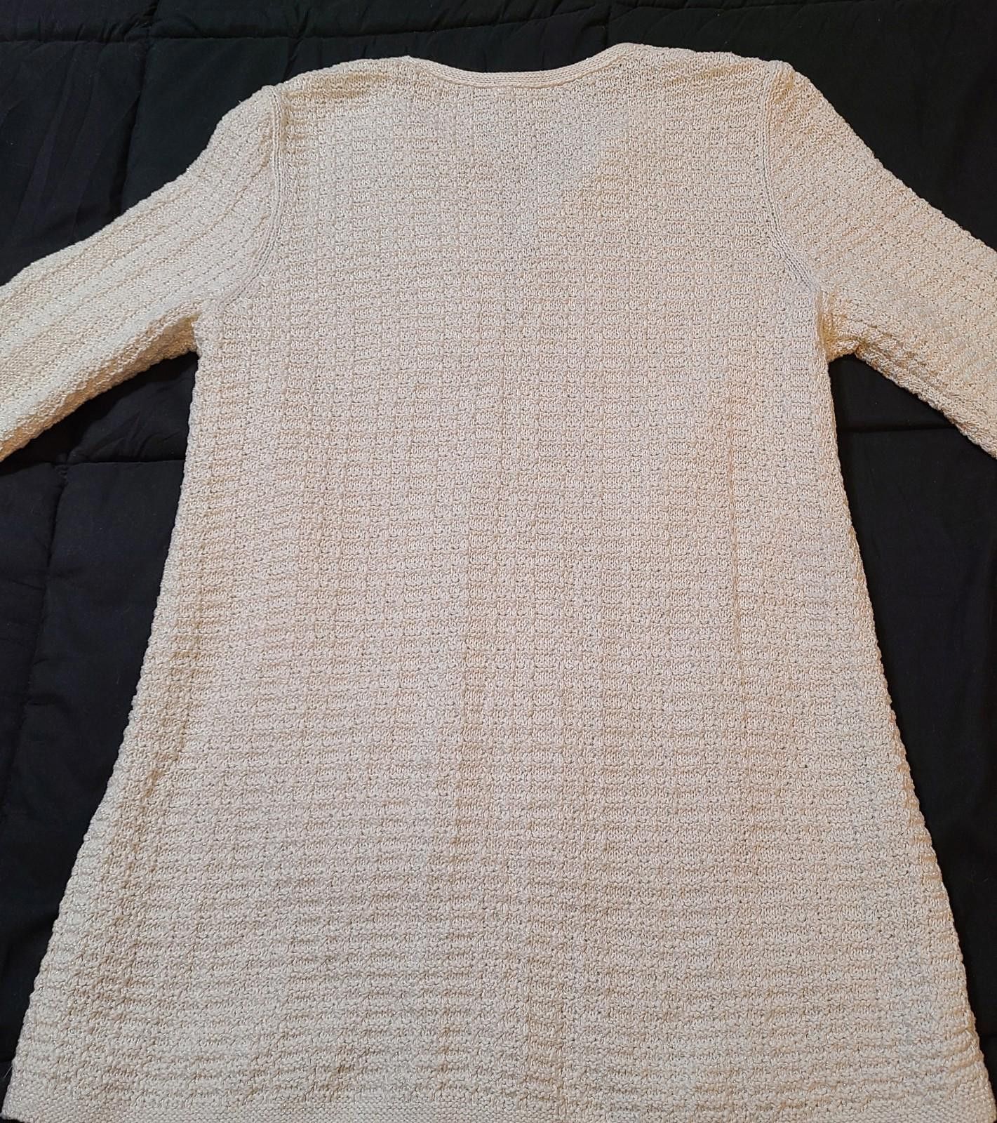 Designer Talbots Textured Knit Coatigan Women's Size SP Oversized Size M / US 6-8 / IT 42-44 - 4 Thumbnail