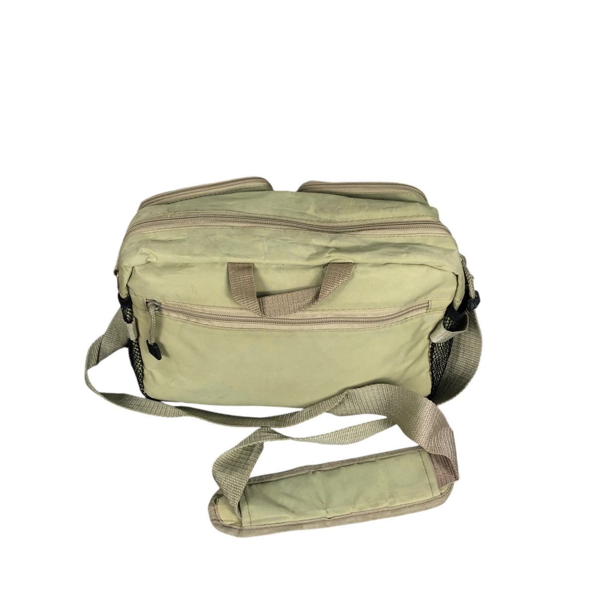 Japanese Brand 📌Vintage Sling Bag Double Stripe Pocket Unknown Brand Size ONE SIZE - 5 Thumbnail