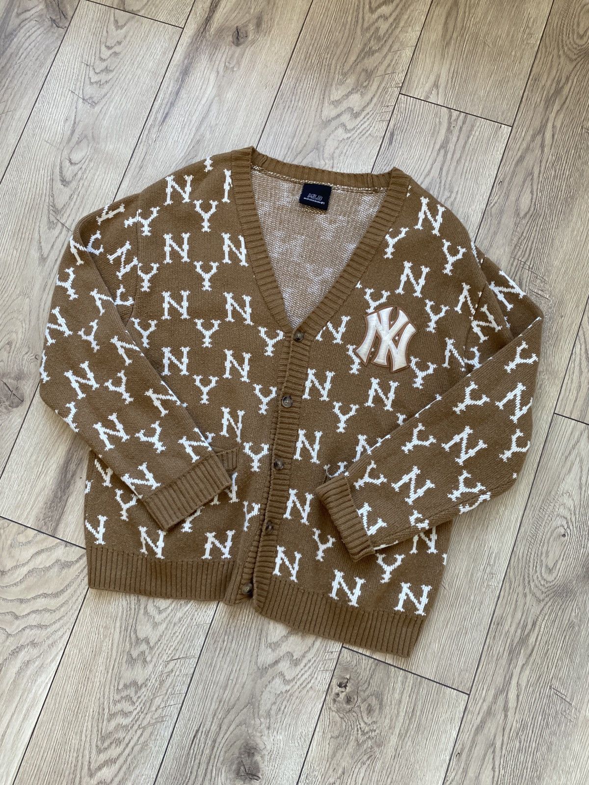 Major Baseball New York Yankees Cardigan Monogram Korea