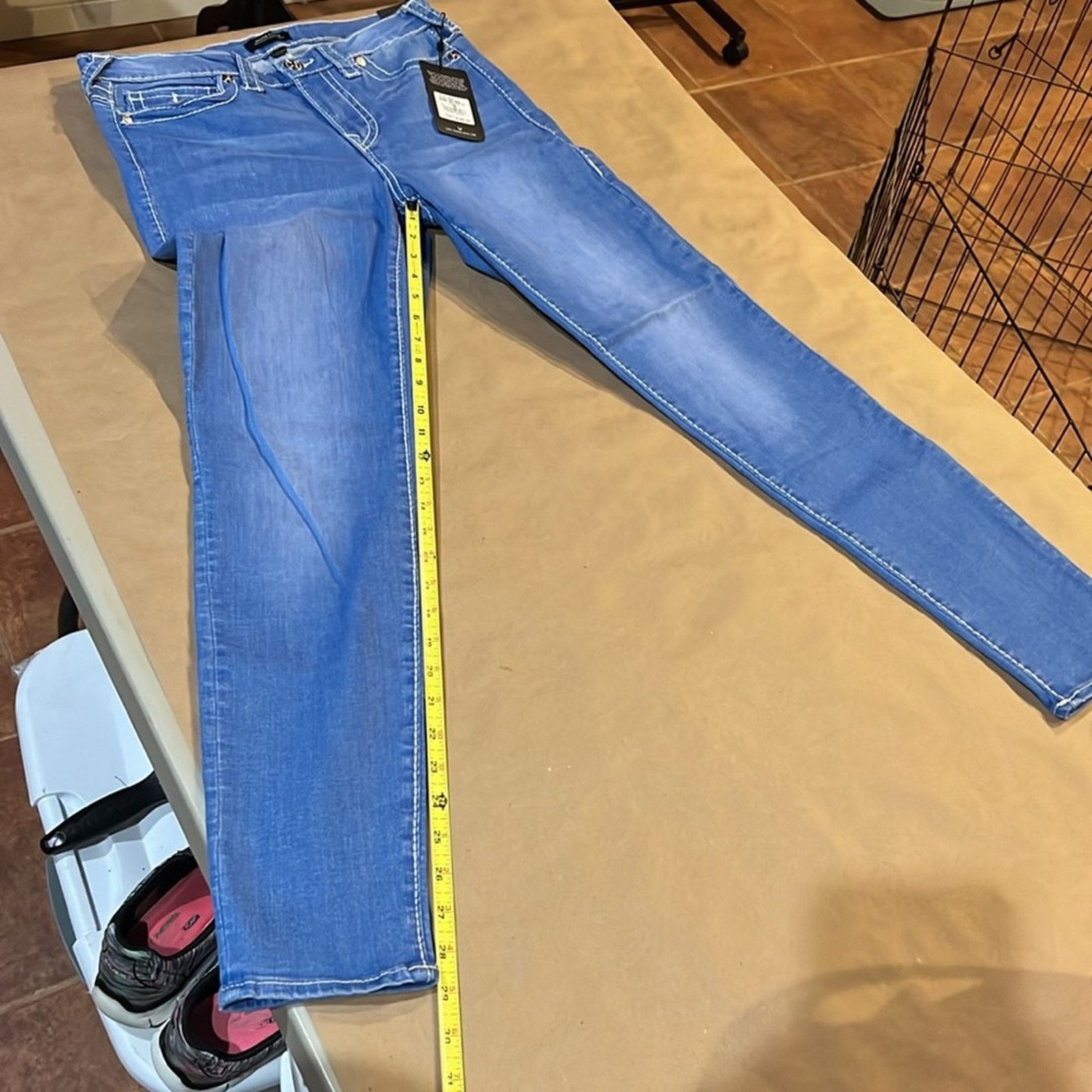 True Religion True Religion Jennie Mid Rise Curvy Skinny Jean Sz 30 NWT Size 30" / US 8 / IT 44 - 10 Thumbnail