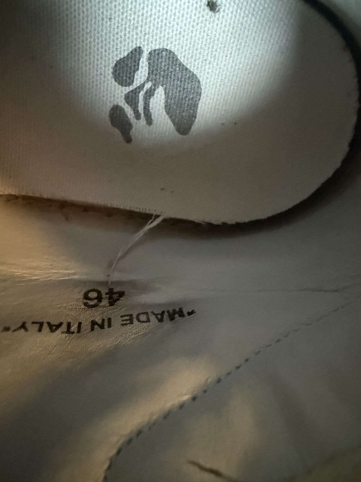 Off-White Off white hi top glitter sneakers Size US 12 / EU 45 - 13 Thumbnail