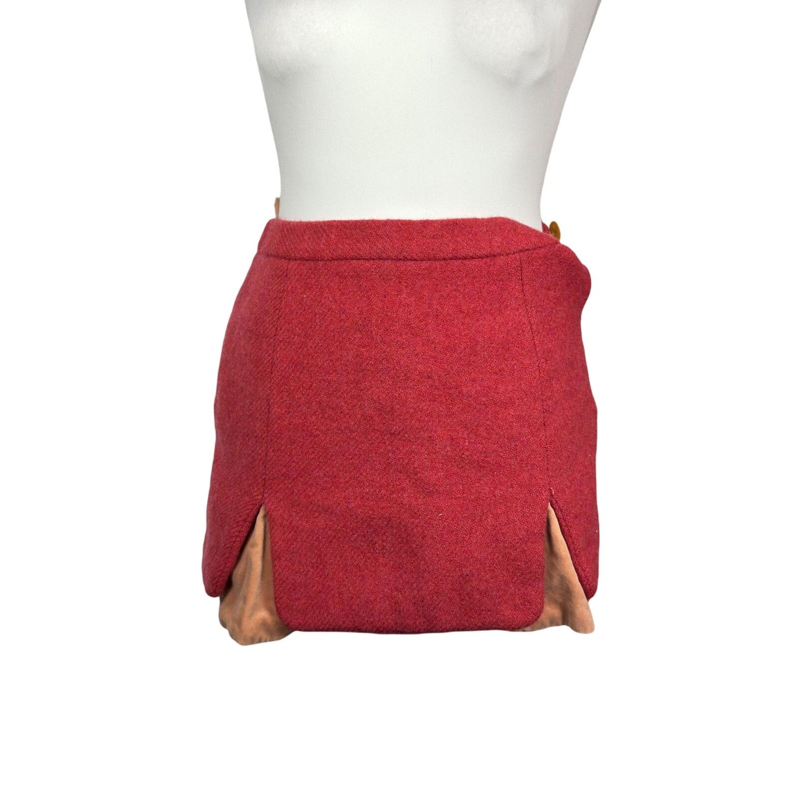 Vivienne Westwood Vivienne Westwood Red Mini Skirt 46 Size 32" / US 10 / IT 46 - 3 Thumbnail