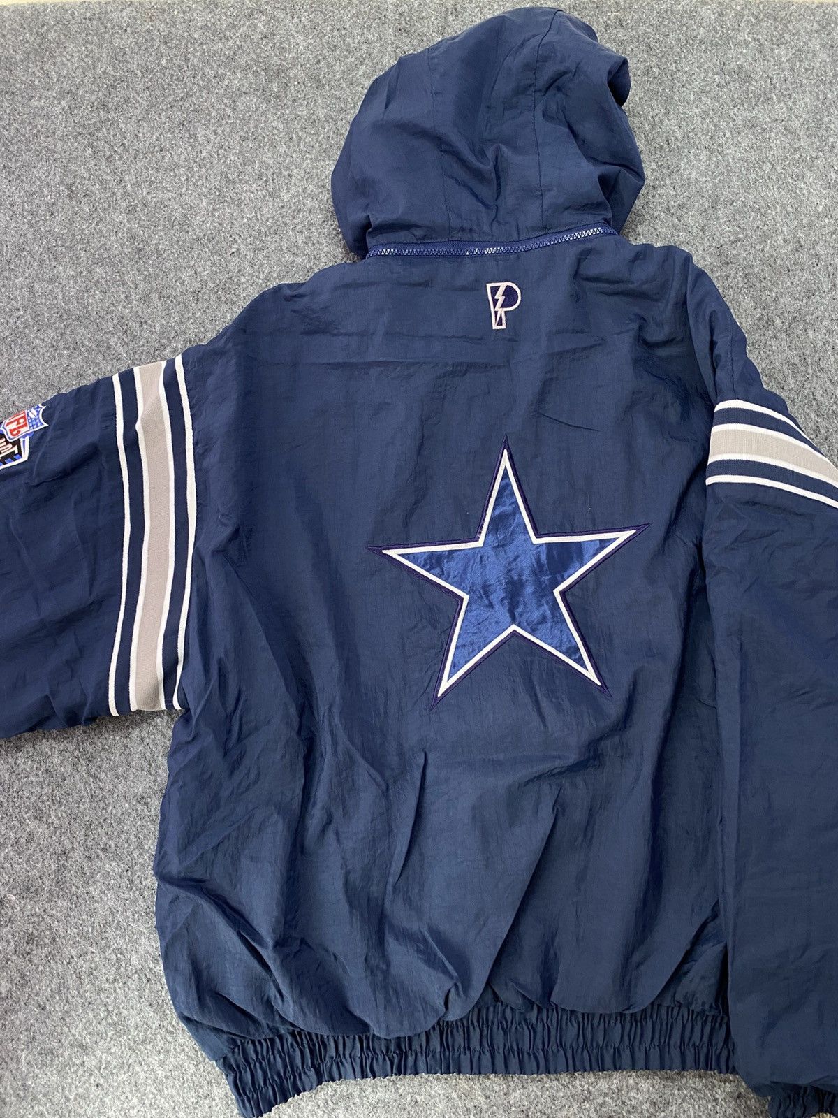 Pro Player 🔥90's Dallas Cowboys Football Pro Player Zip Up Jacket Size US XL / EU 56 / 4 - 10 Thumbnail