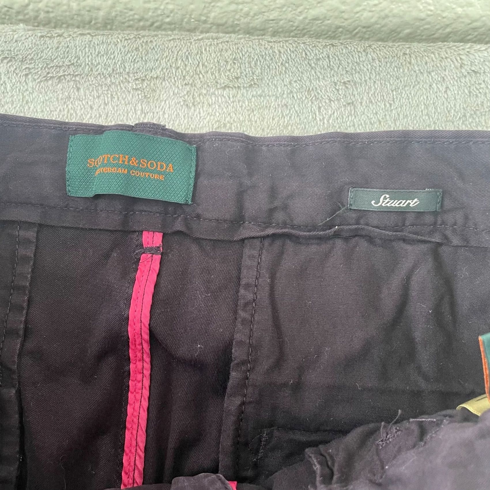 Scotch & Soda Scotch & Soda Stuart Chino Pants Men 32 Purple Slim Fit Preppy Vintage No Size US 32 / EU 48 - 2 Thumbnail