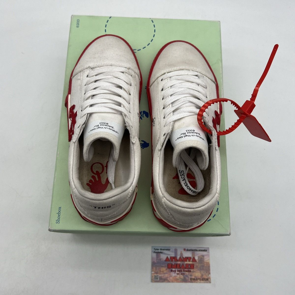 Off-White Off white Wmns vulc sneaker white red Size US 6 / IT 36 - 7 Thumbnail