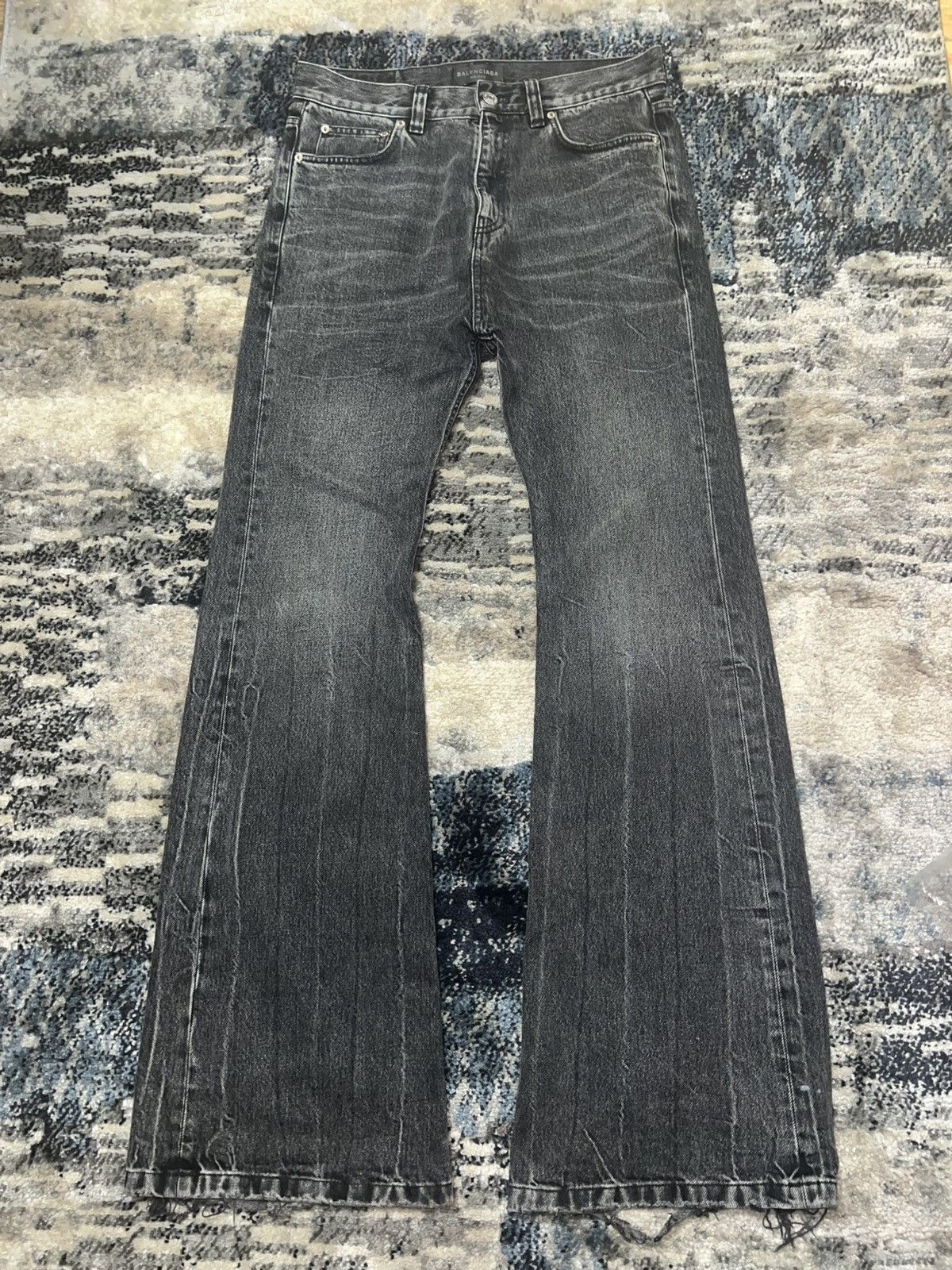 Balenciaga Balenciaga SS23 Lost Tape Denim Black Gray Size US 31 - 1 Thumbnail