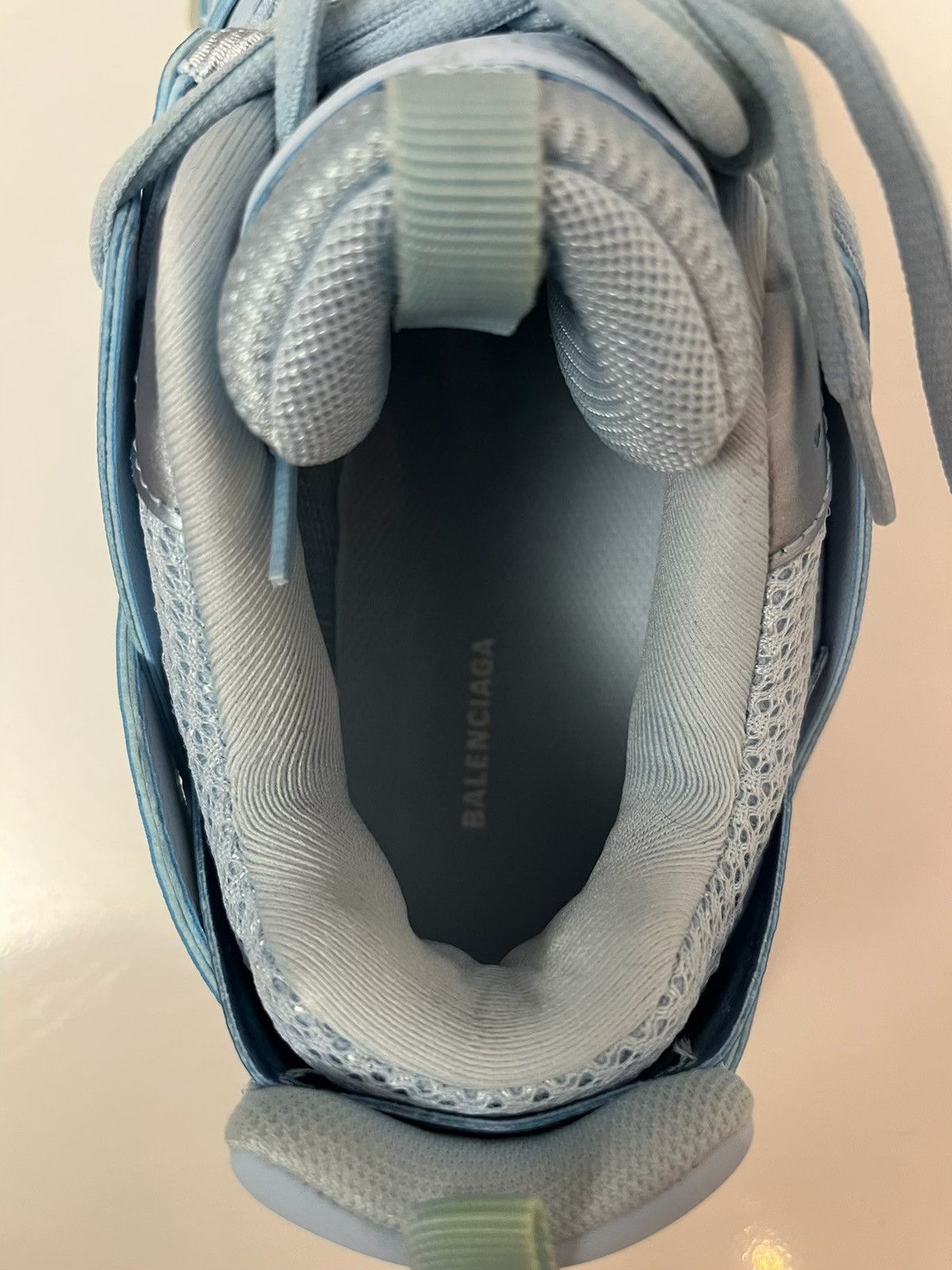 Balenciaga Balenciaga Light Blue Track Clear Sole Sneaker Size 40 Size US 7 / EU 40 - 9 Thumbnail