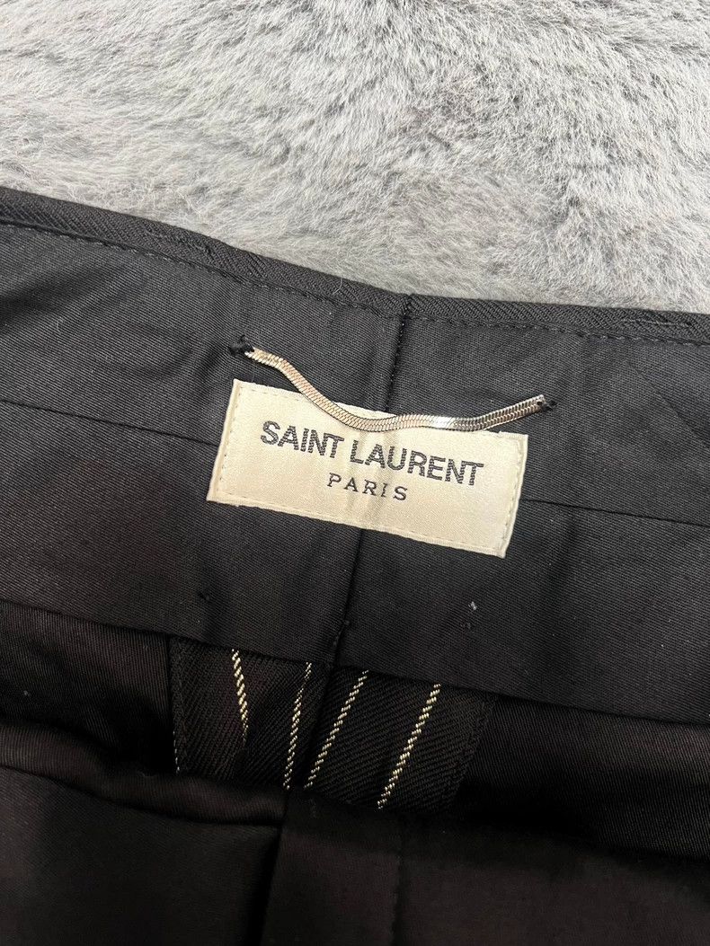 Saint Laurent Paris Saint Laurent Paris size 44 Silver striped wool 9 points t Size US 28 / EU 44 - 3 Thumbnail