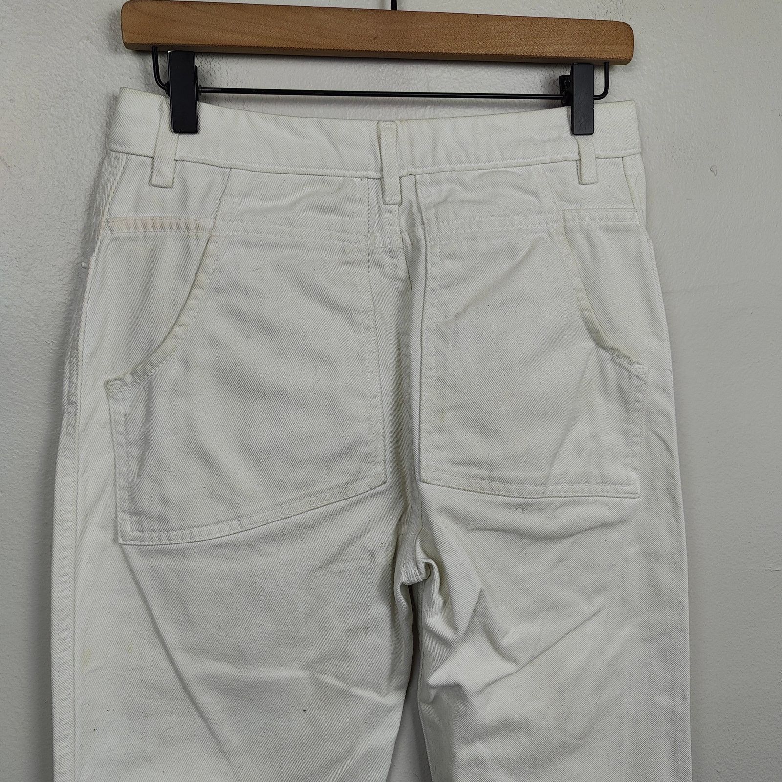Eckhaus Latta Eckhaus Latta El Jeans Womens 30 White High Rise Size 30" / US 8 / IT 44 - 8 Thumbnail