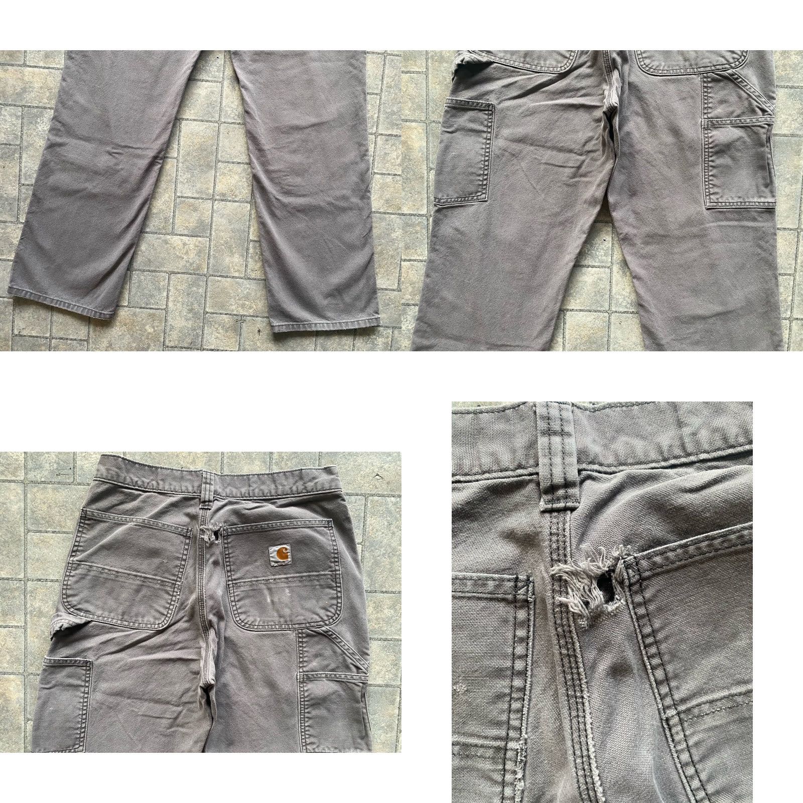Carhartt Carhartt MENS 31x32 Double Knee Work Pants Relaxed Canvas 103334 029 Mens Pants Carhartt Canvas Work Pants Relaxed 31x32 Men’s Tower? Size US 31 - 9 Thumbnail
