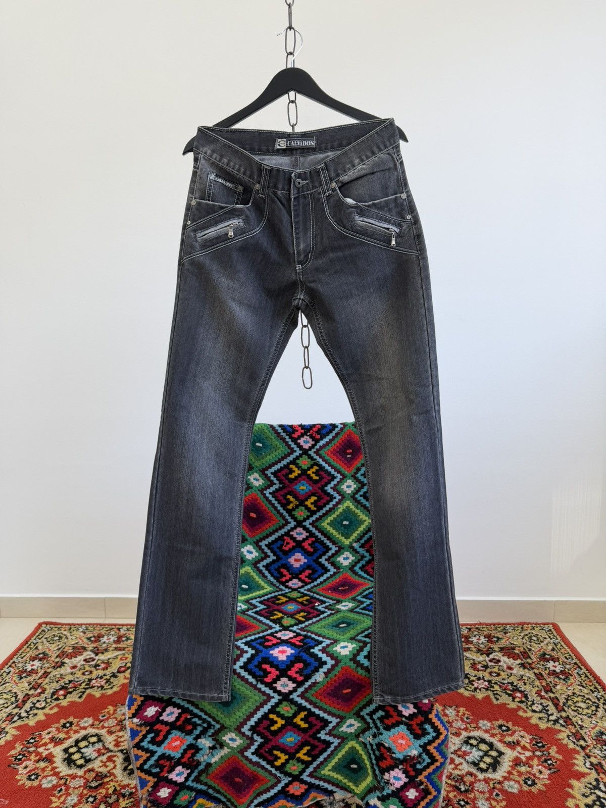 Hedi Slimane Vintage Dior Hedi Slimane Style Washed Denim Jeans Size US 30 / EU 46 - 3 Thumbnail