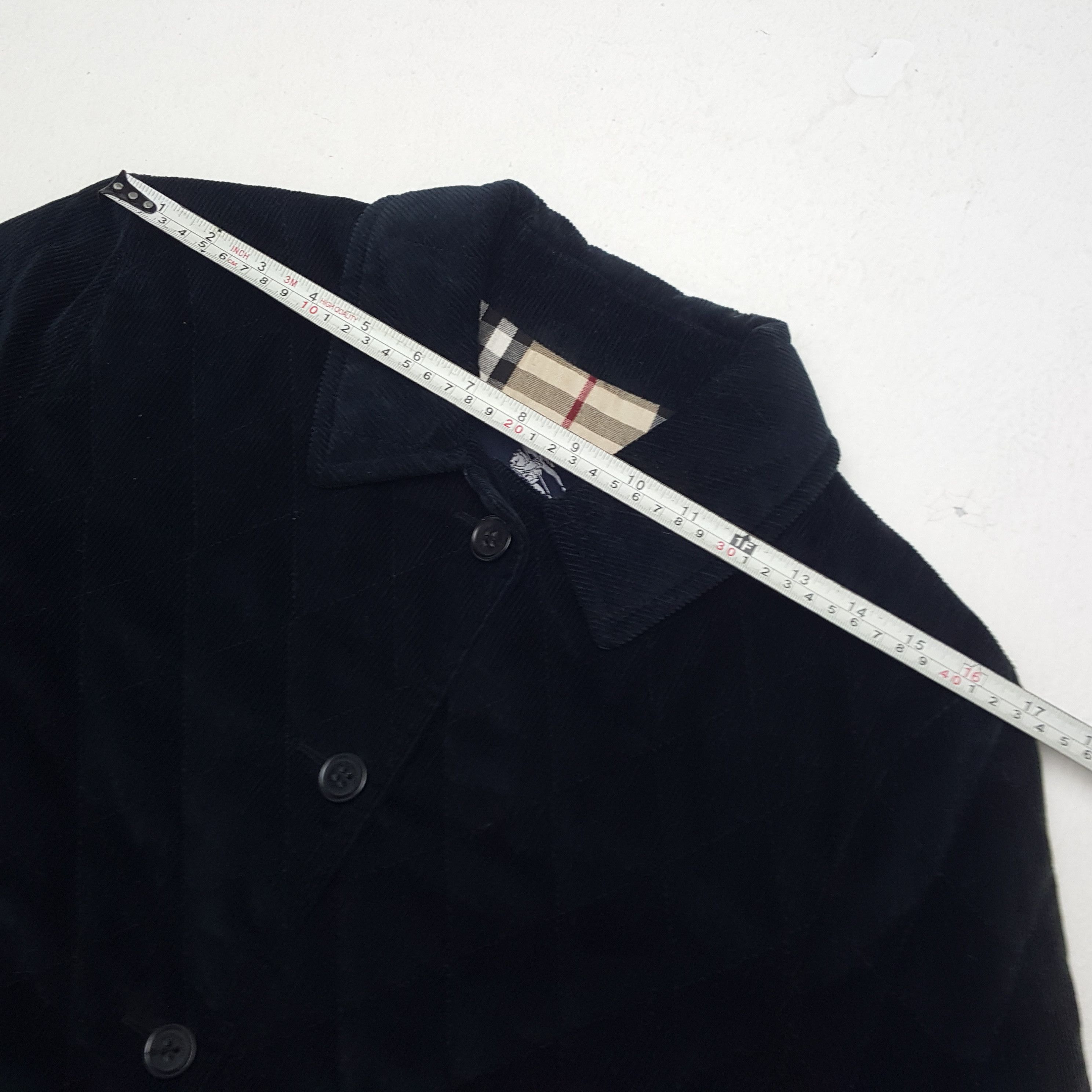 Burberry × Vintage Vintage Burberry London Velvet Custom Logo Button Up Jacket Size S / US 4 / IT 40 - 6 Thumbnail