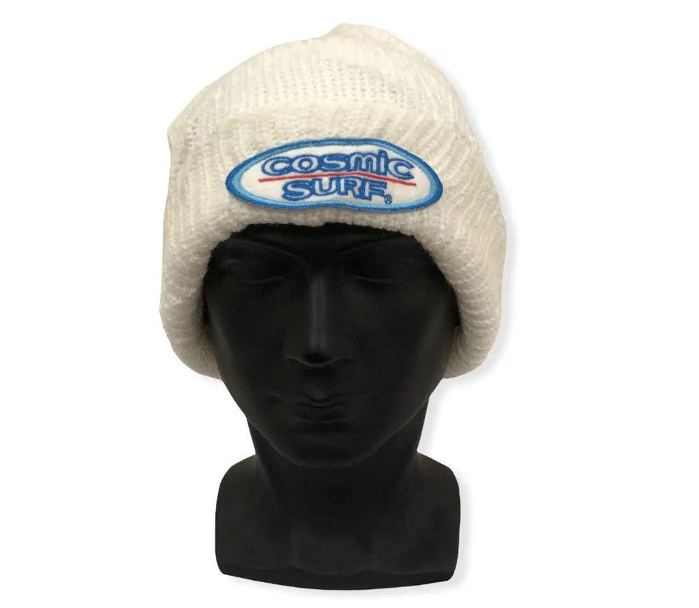 Vintage Vintage Cosmic Surf Spell Out Beanie Hat Size ONE SIZE - 1 Thumbnail