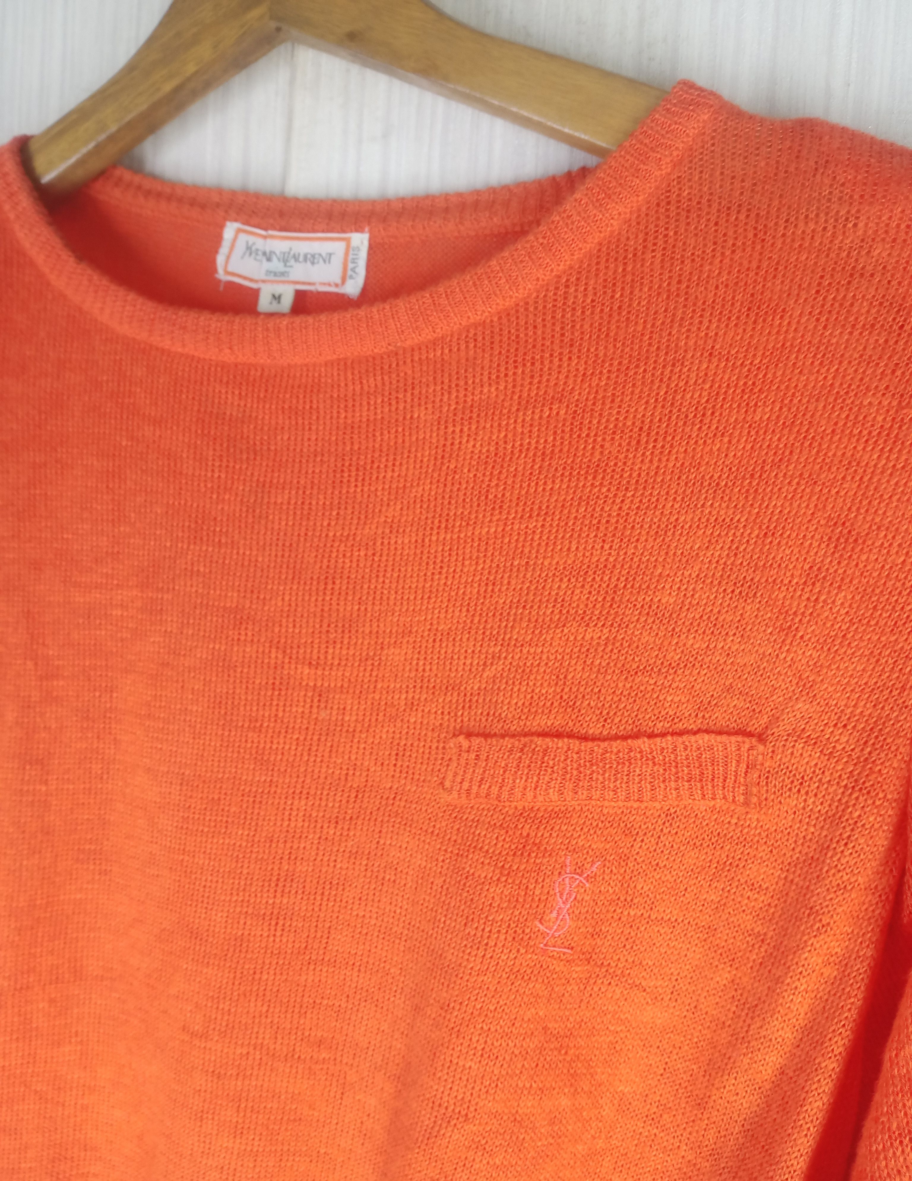 Yves Saint Laurent Rare Vintage 90s Yves Saint Laurent Paris Tricot Knitwear Size M / US 6-8 / IT 42-44 - 2 Thumbnail