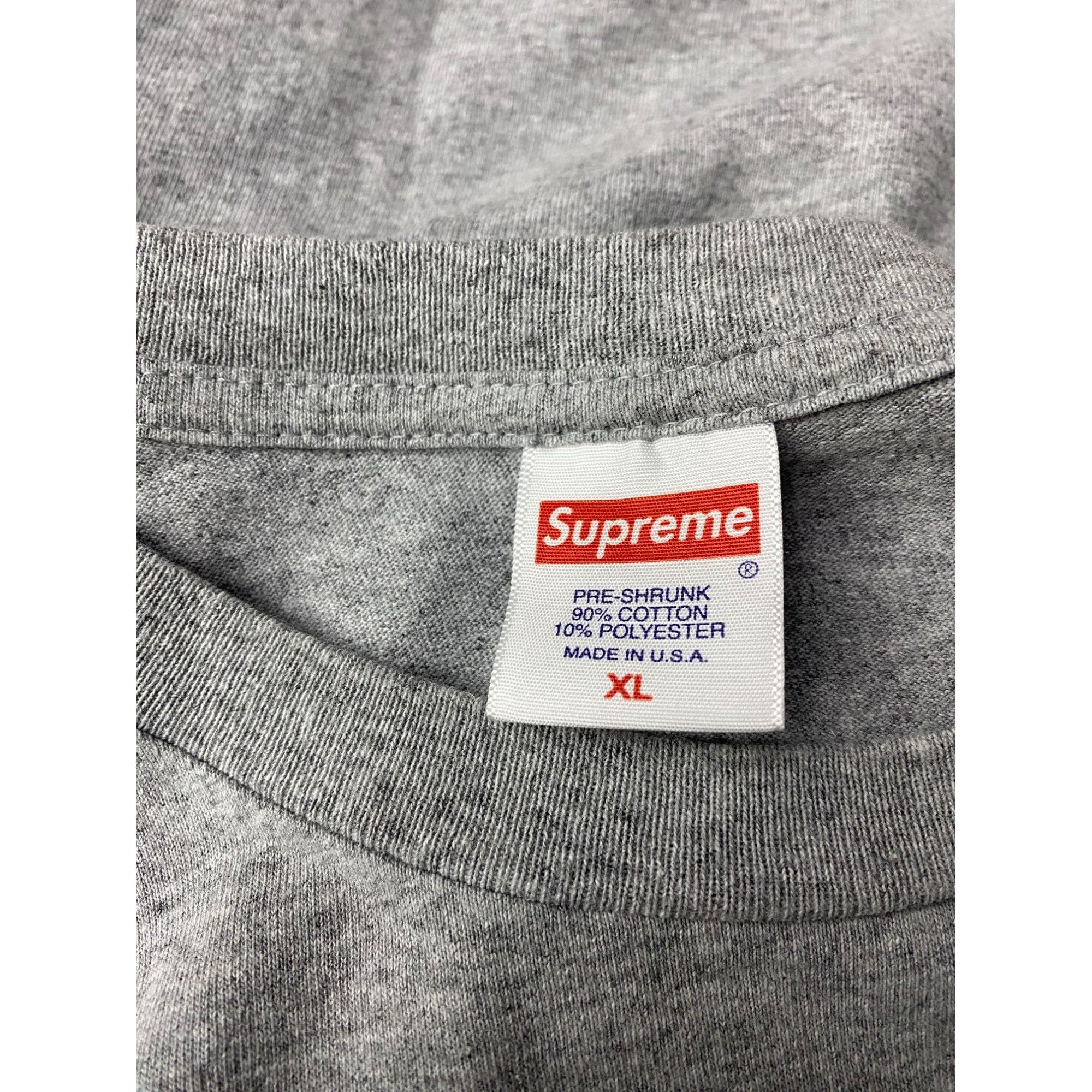 Supreme SUPREME CHROME TEE HEATHER GREY (FW20) SZ XL Size US XL / EU 56 / 4 - 3 Thumbnail