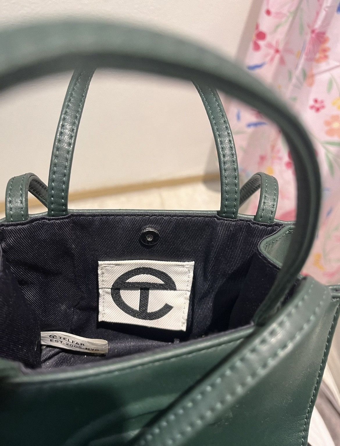 Telfar Telfar Small Shopping Bag - Dark Olive Size ONE SIZE - 3 Thumbnail