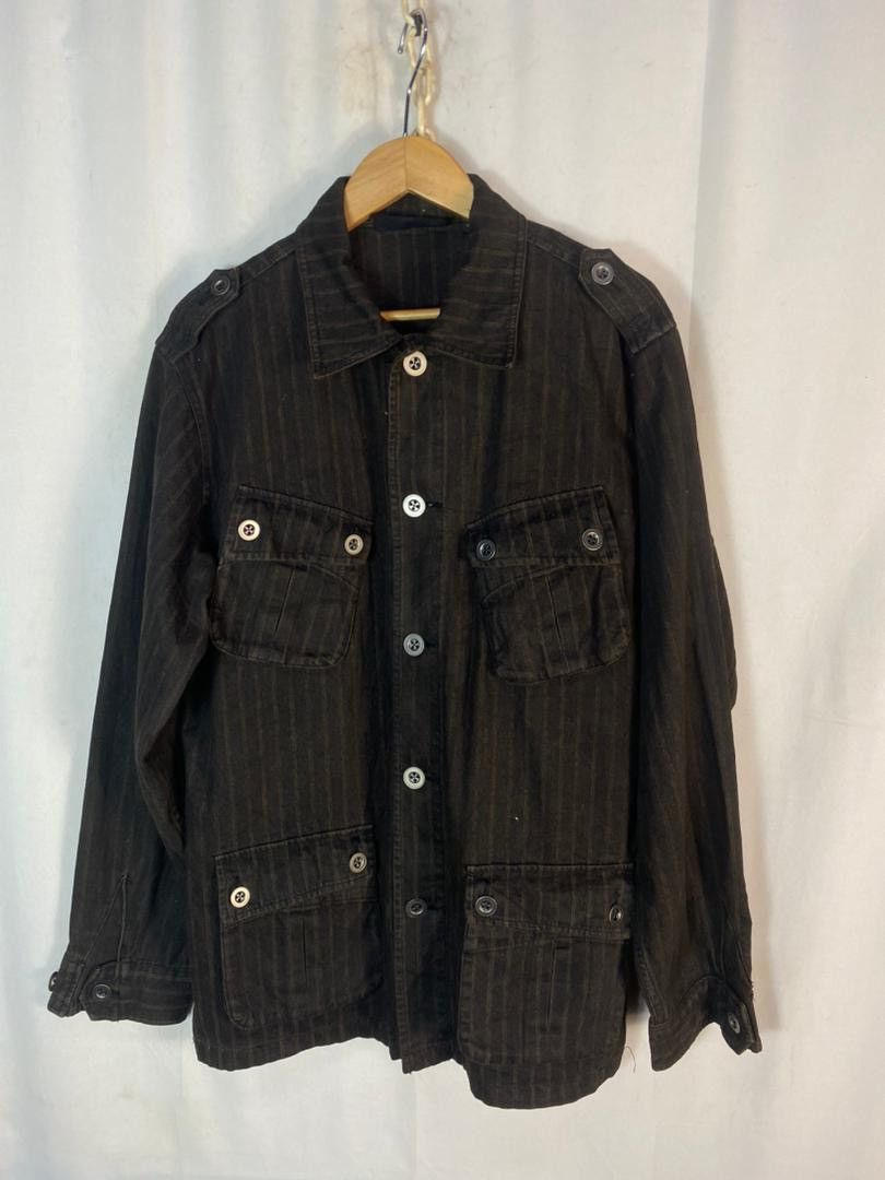 Airwalk Airwalk stripe denim button up jacket Size US L / EU 52-54 / 3 - 10 Thumbnail